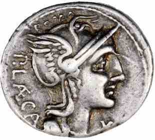 Rome Porcia, Silver Denarius 110-109BC gVF