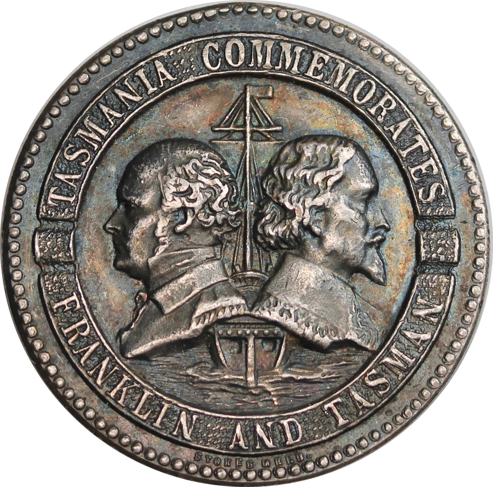 Royal Hobart Centenary Regatta 1938 Medallion - Tasmania