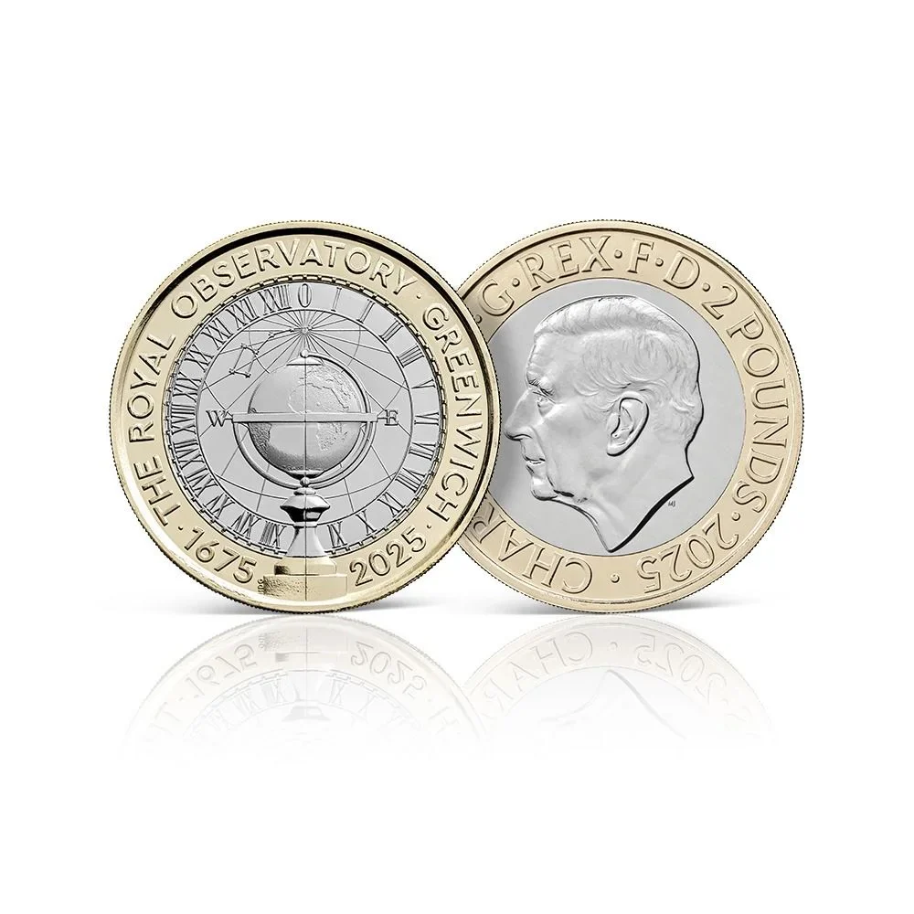 2025 GB Royal Observatory Greenwich Brilliant Uncirculated Coin Cover - Image 2