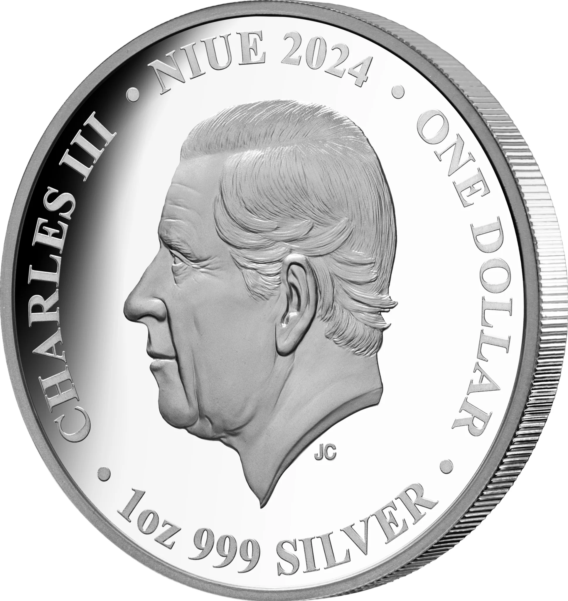 Siamese Fighting Fish 2024 $1 1oz Silver Proof Coin - Image 4