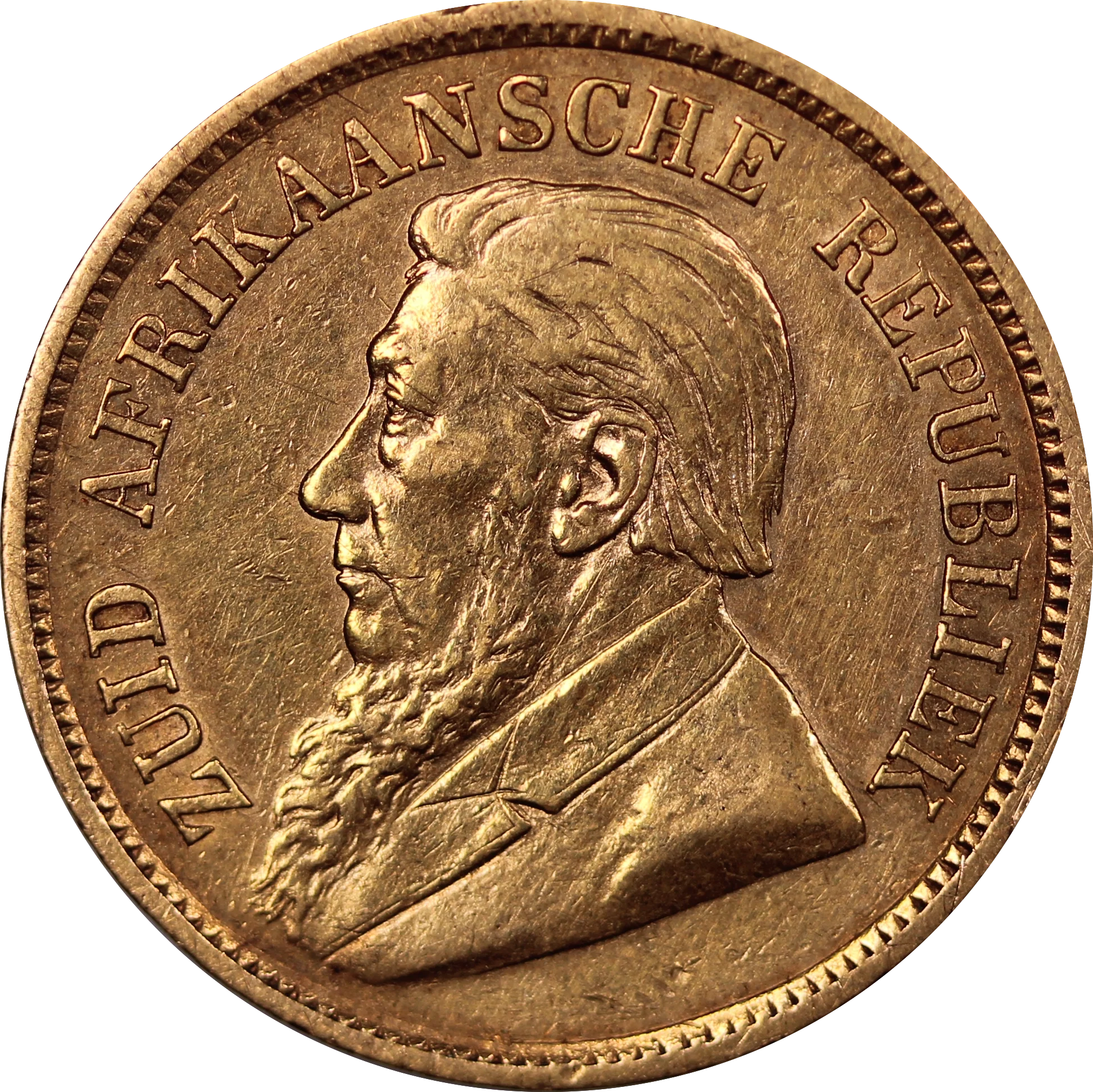 South Africa 1897 Gold Half Pond gVF - Image 2