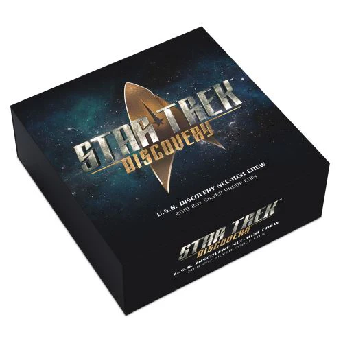 Star Trek: Discovery Crew 2019 2oz Silver Proof Coin - Image 3