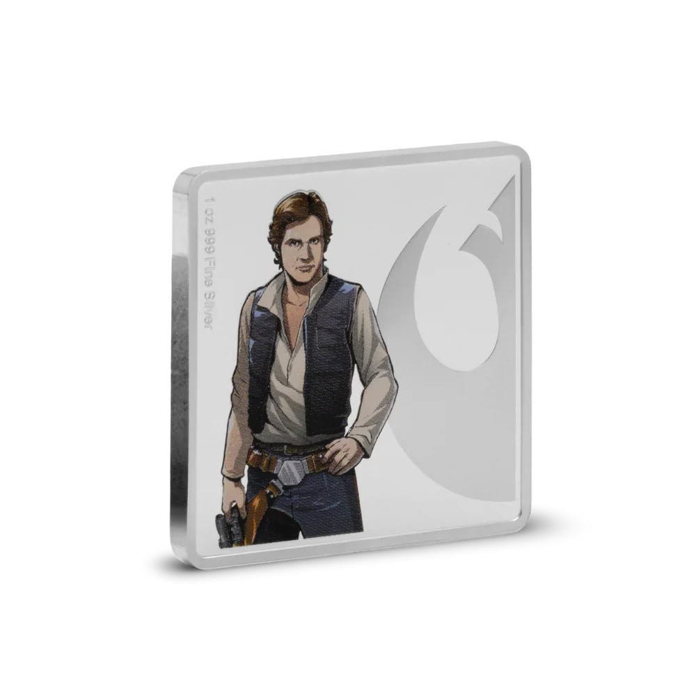 Star Wars™ Han Solo™ and Chewbacca™ - 1oz Silver Collectible Medallion