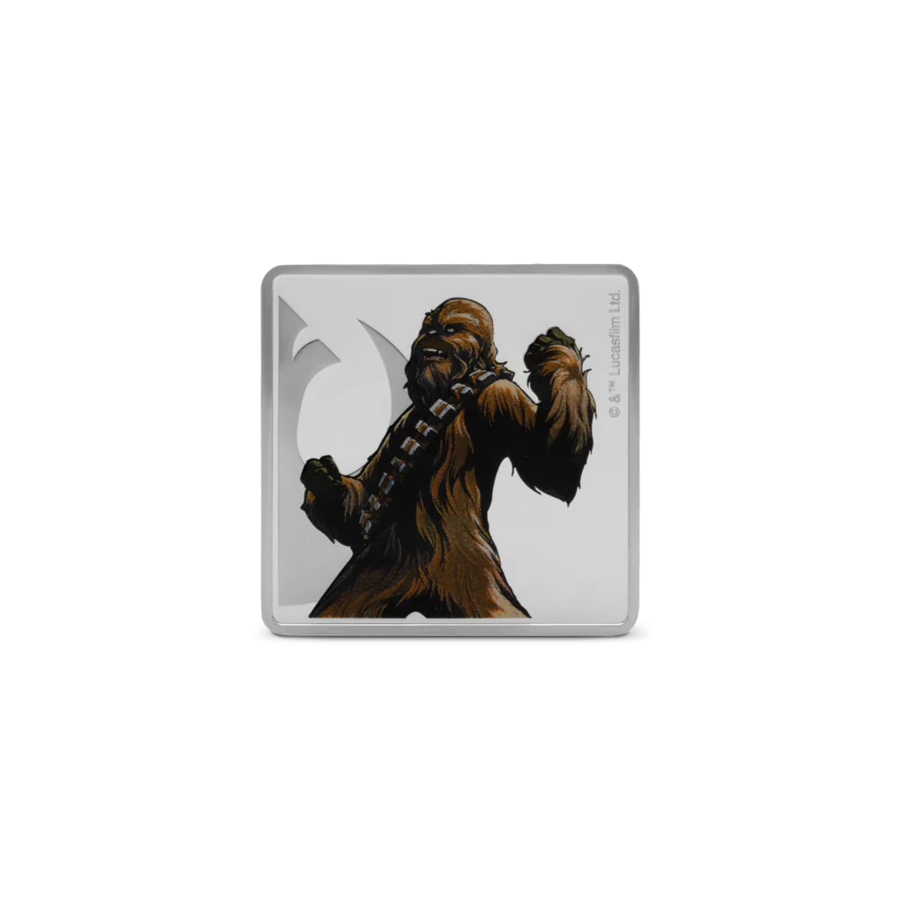 Star Wars™ Han Solo™ and Chewbacca™ - 1oz Silver Collectible Medallion - Image 3