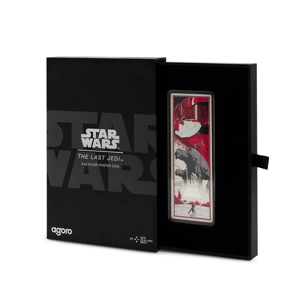 Star Wars™ The Last Jedi™ 3oz Silver Collectible Coin - Image 3