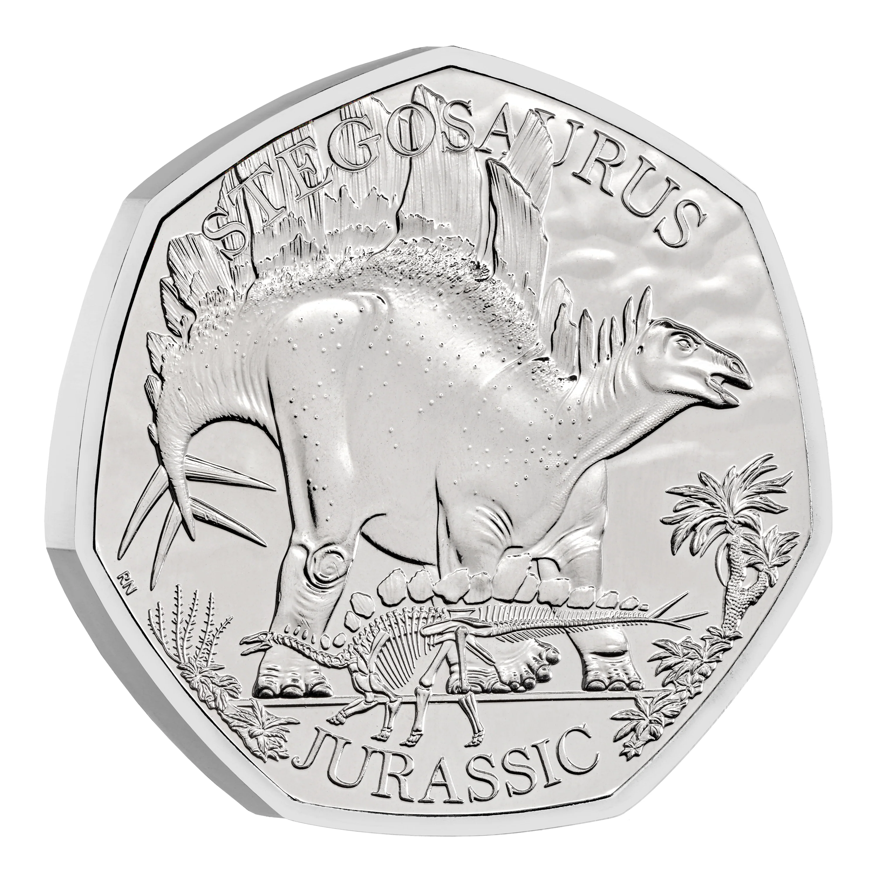 Stegosaurus 2024 UK 50p Brilliant Uncirculated Coin - Image 3