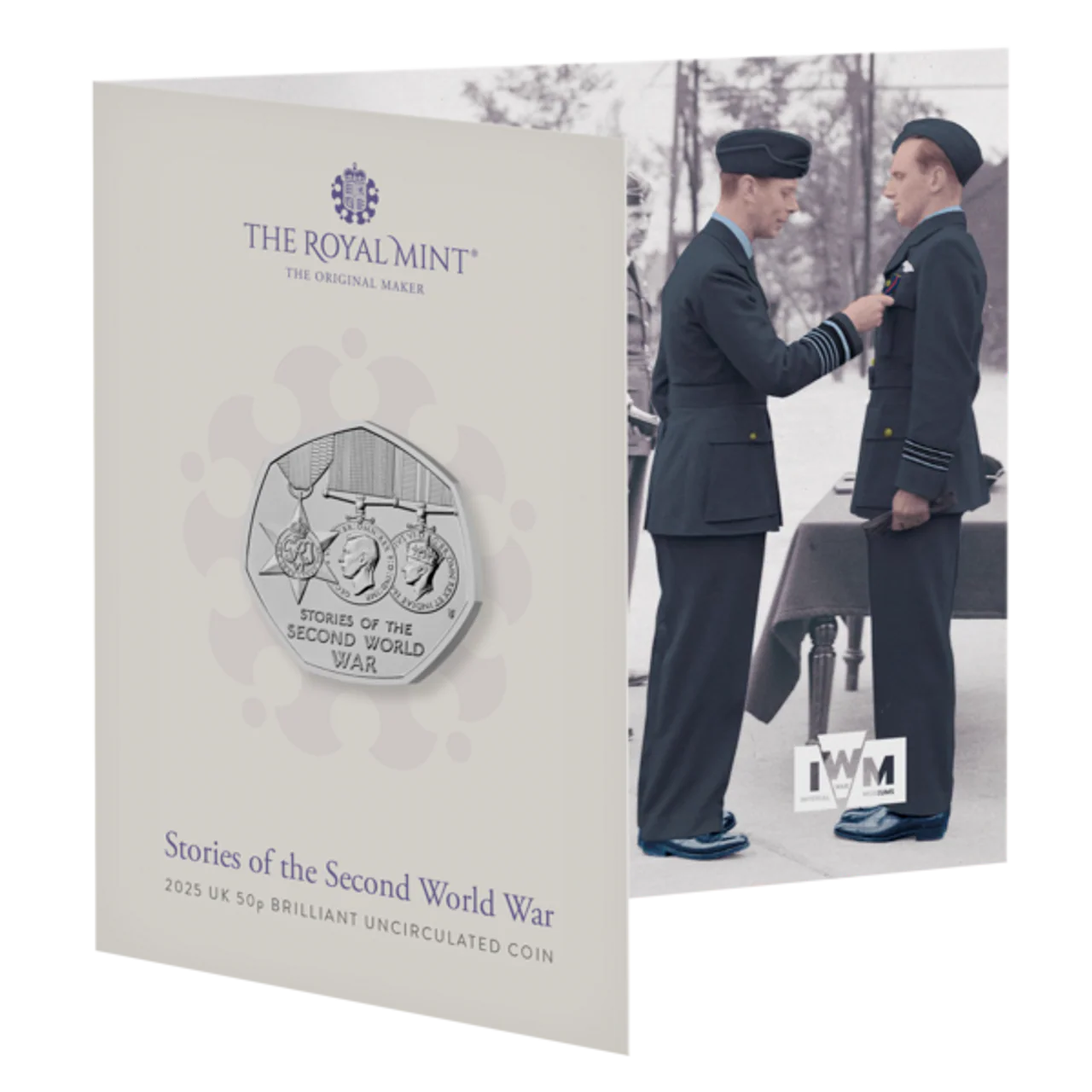 Stories of The Second World War 2025 UK 50p Brilliant Uncirculated Coin
