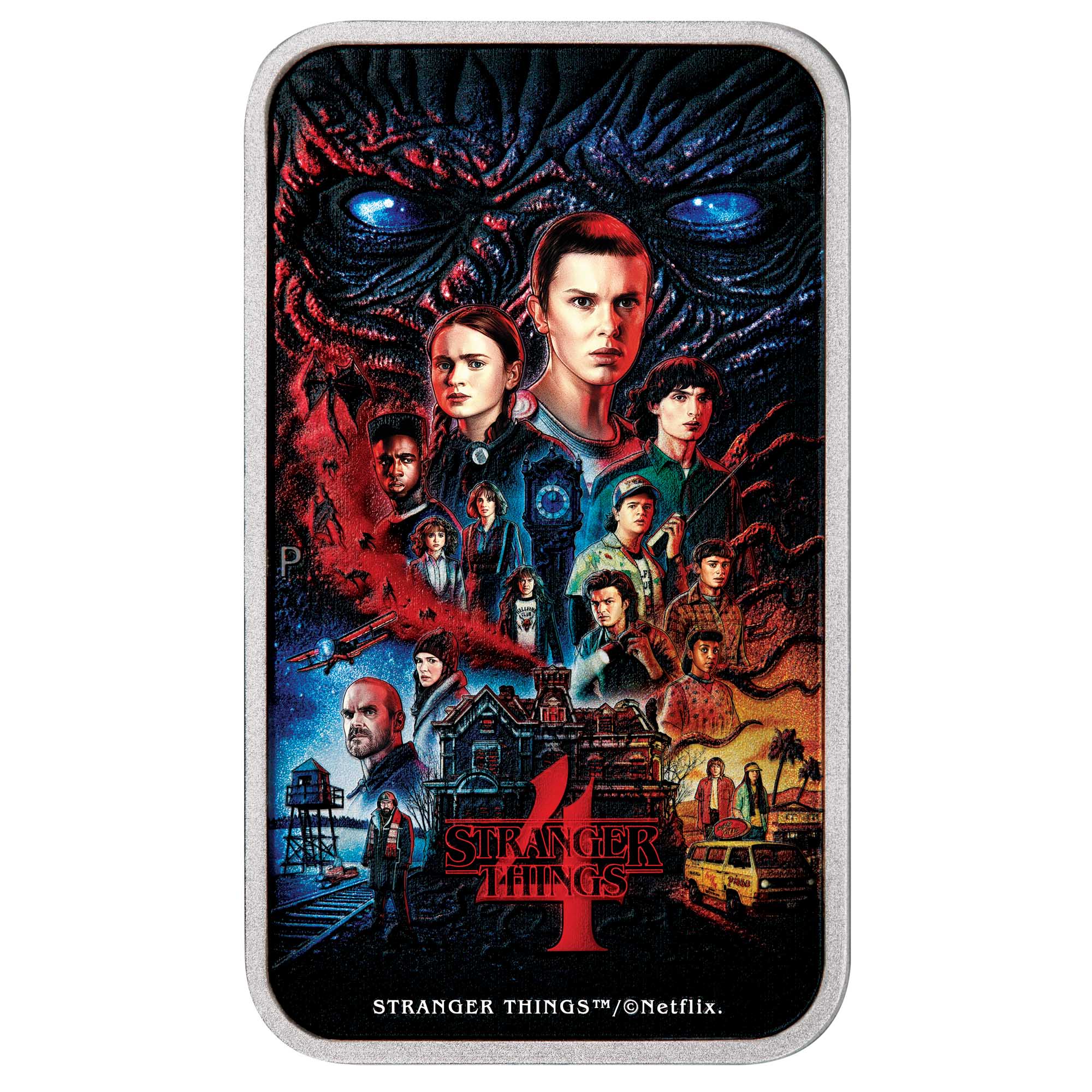 Stranger Things - Season 4 2026 1oz Silver Rectangular Coloured Coin
