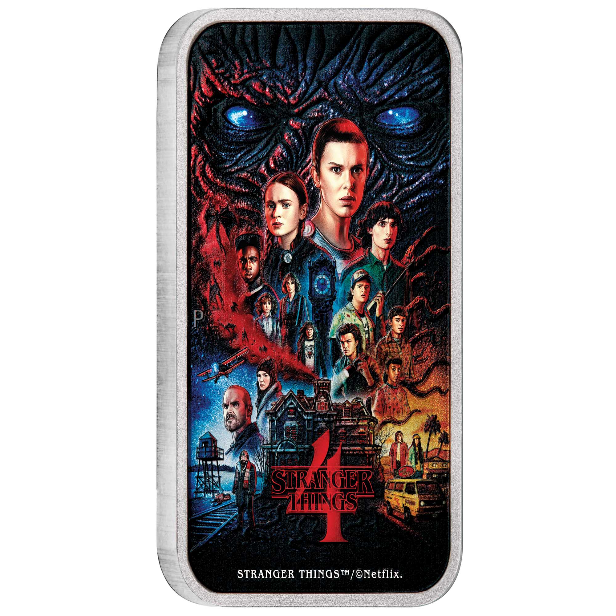 Stranger Things - Season 4 2026 1oz Silver Rectangular Coloured Coin - Image 2