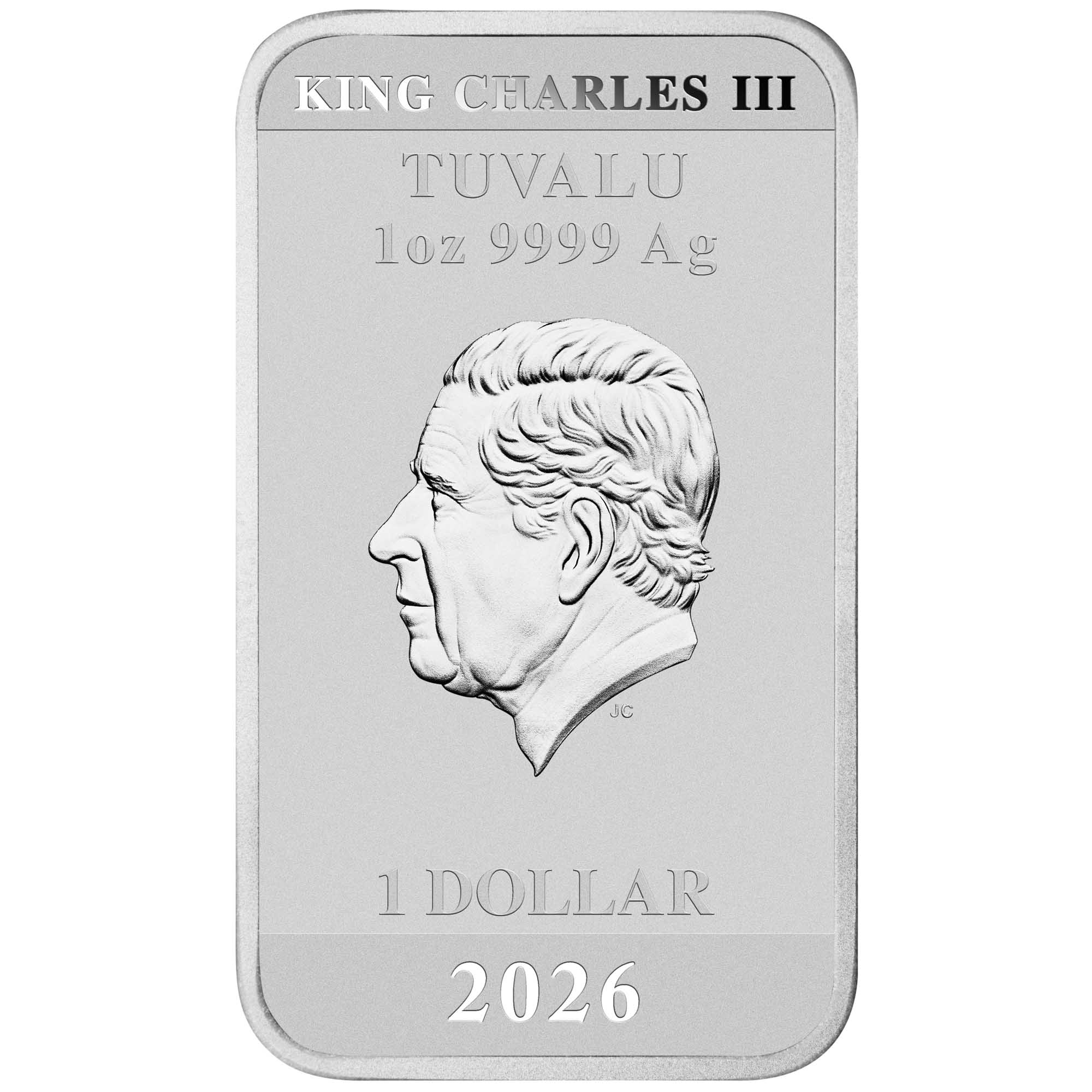 Stranger Things - Season 4 2026 1oz Silver Rectangular Coloured Coin - Image 3