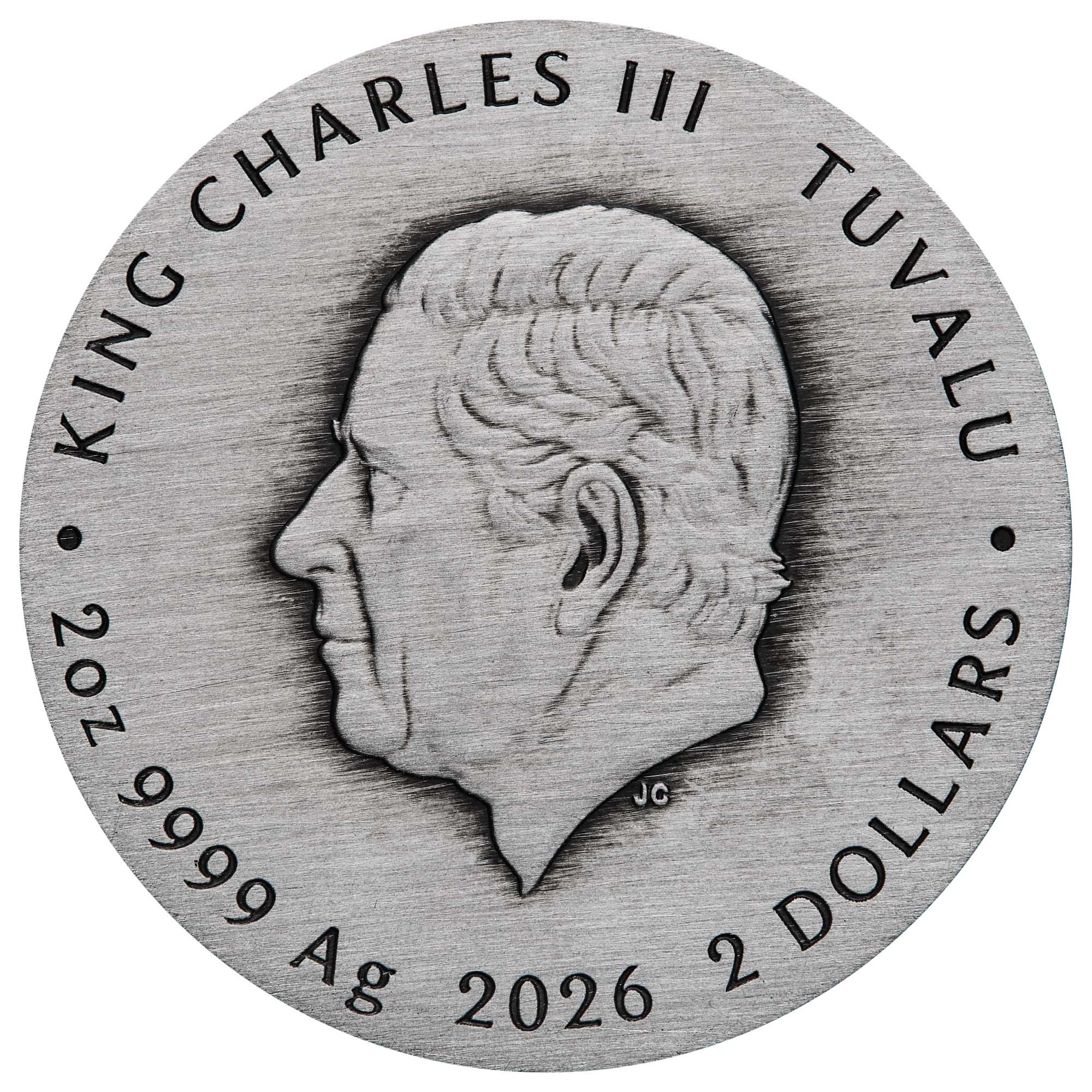 Stranger Things Villains 2026 2oz Silver Antiqued Coloured Coin - Image 3