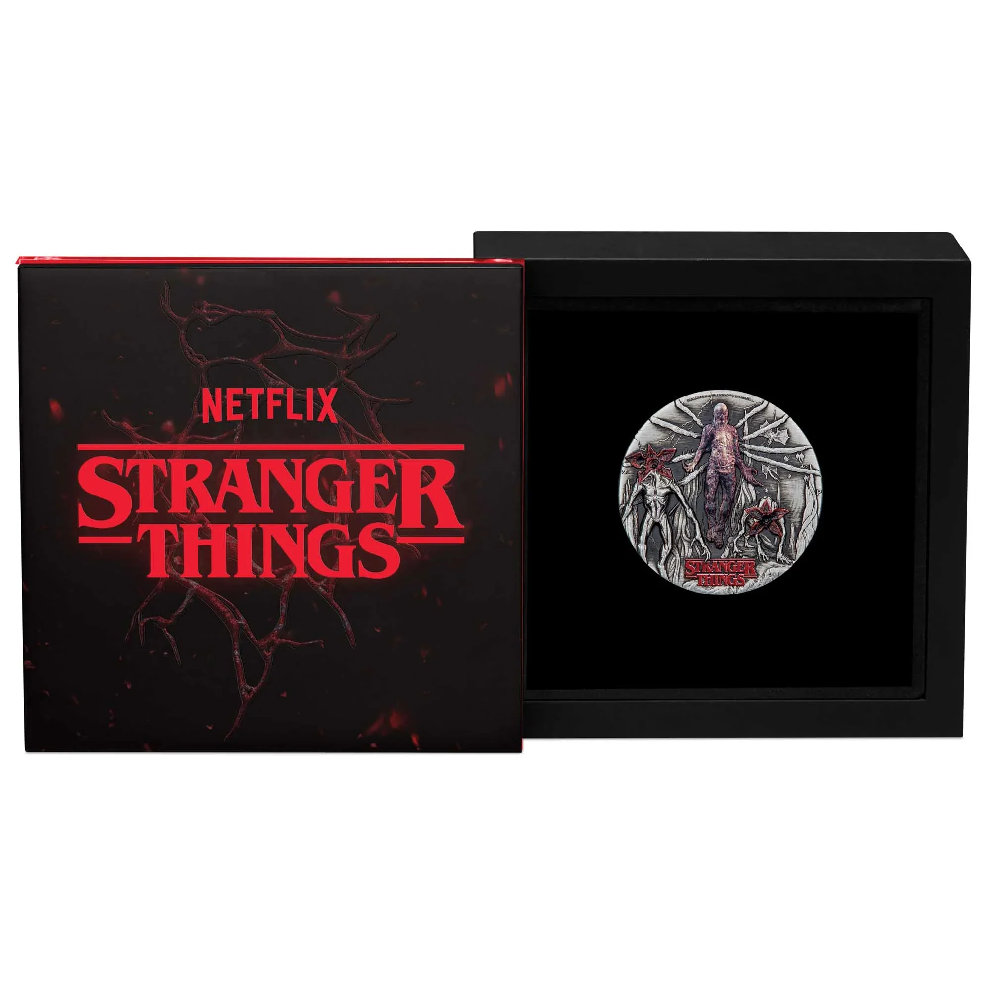 Stranger Things Villains 2026 2oz Silver Antiqued Coloured Coin - Image 4