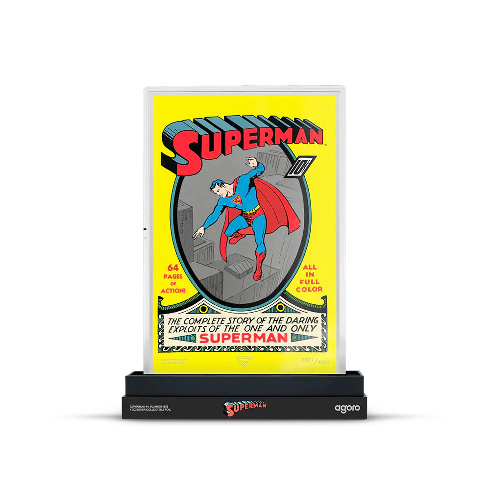 Superman #1: Summer 1939 1oz Silver Collectible Foil - Image 2