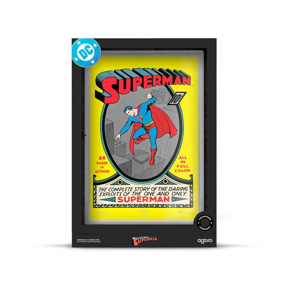 Superman #1: Summer 1939 1oz Silver Collectible Foil - Image 4
