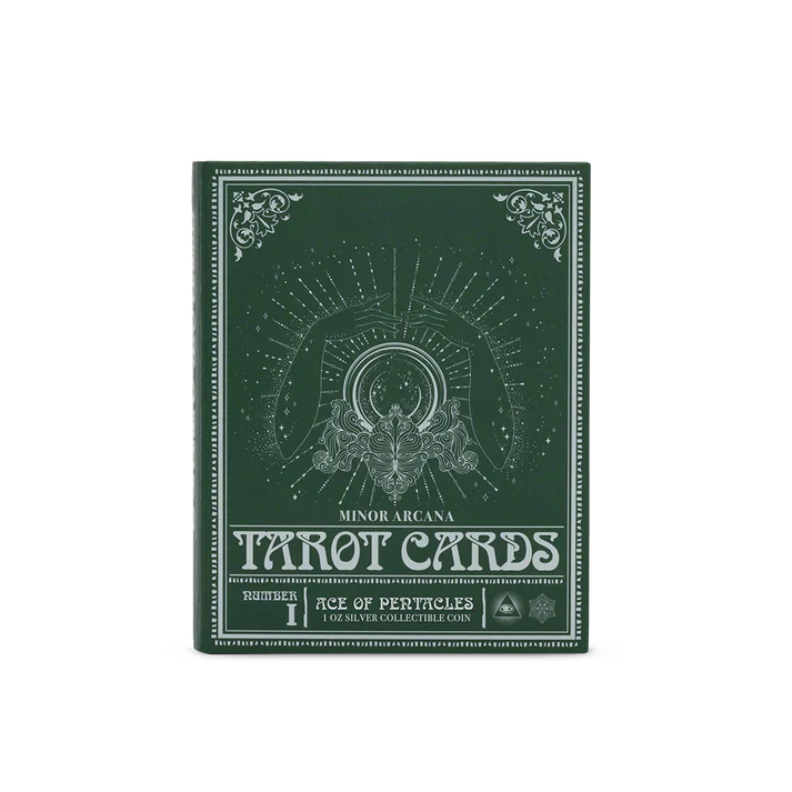 Tarot Cards – Ace of Pentacles 1oz Silver Collectible Coin - Image 2