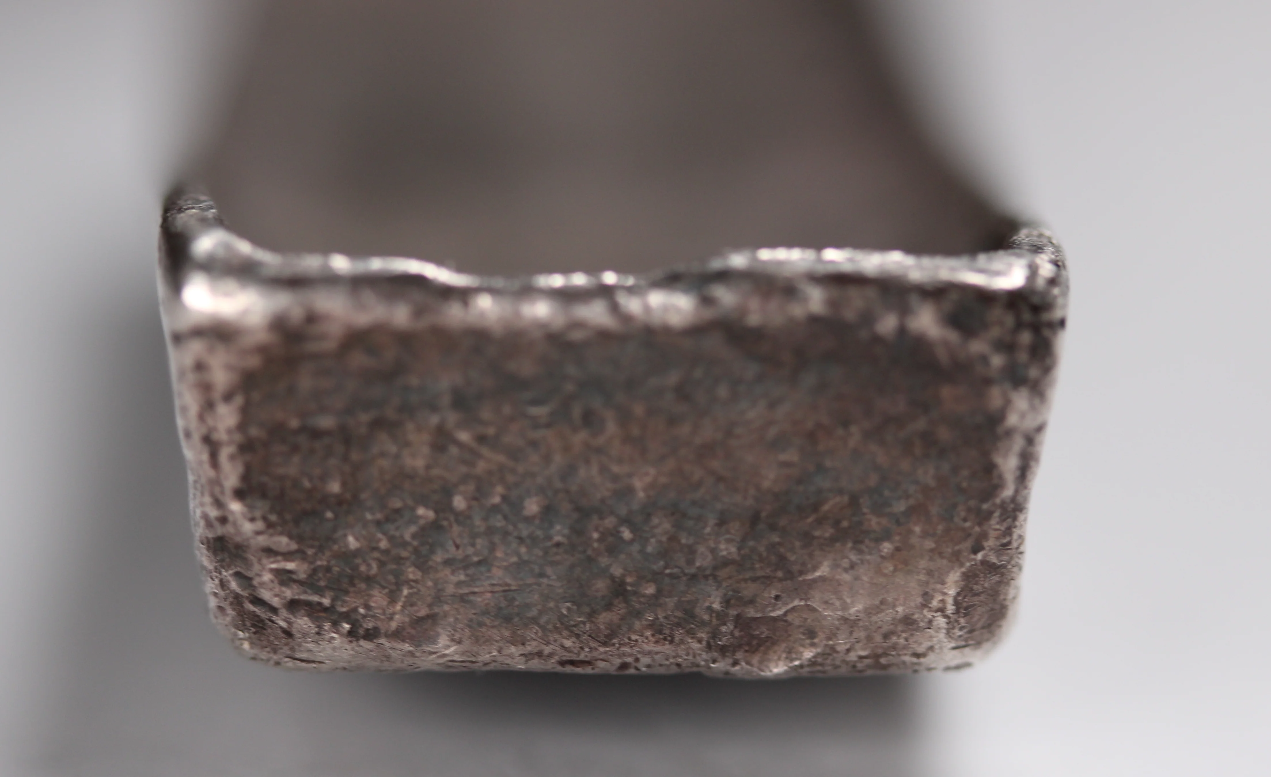 19th Century Vietnam Tael Silver Banana Bar (381 grams) - Image 6