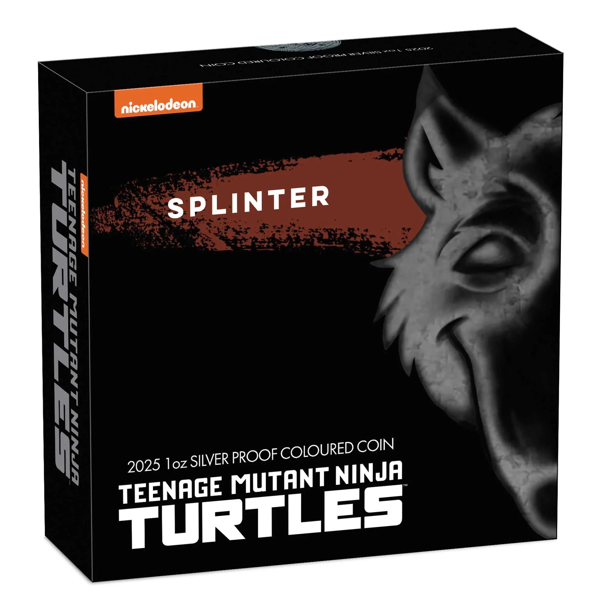 Teenage Mutant Ninja Turtles - Splinter 2025 1oz Silver Proof Coloured Coin - Image 5