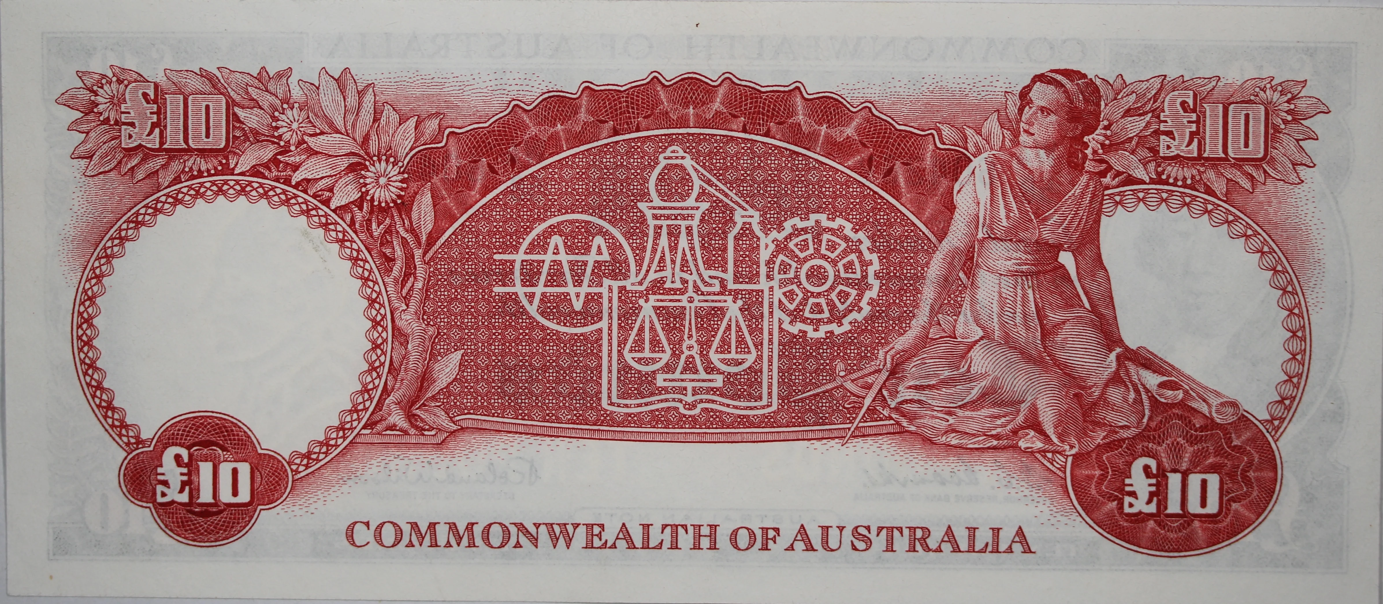 Ten Pounds 1960 Coombs/Wilson aUNC - Image 2