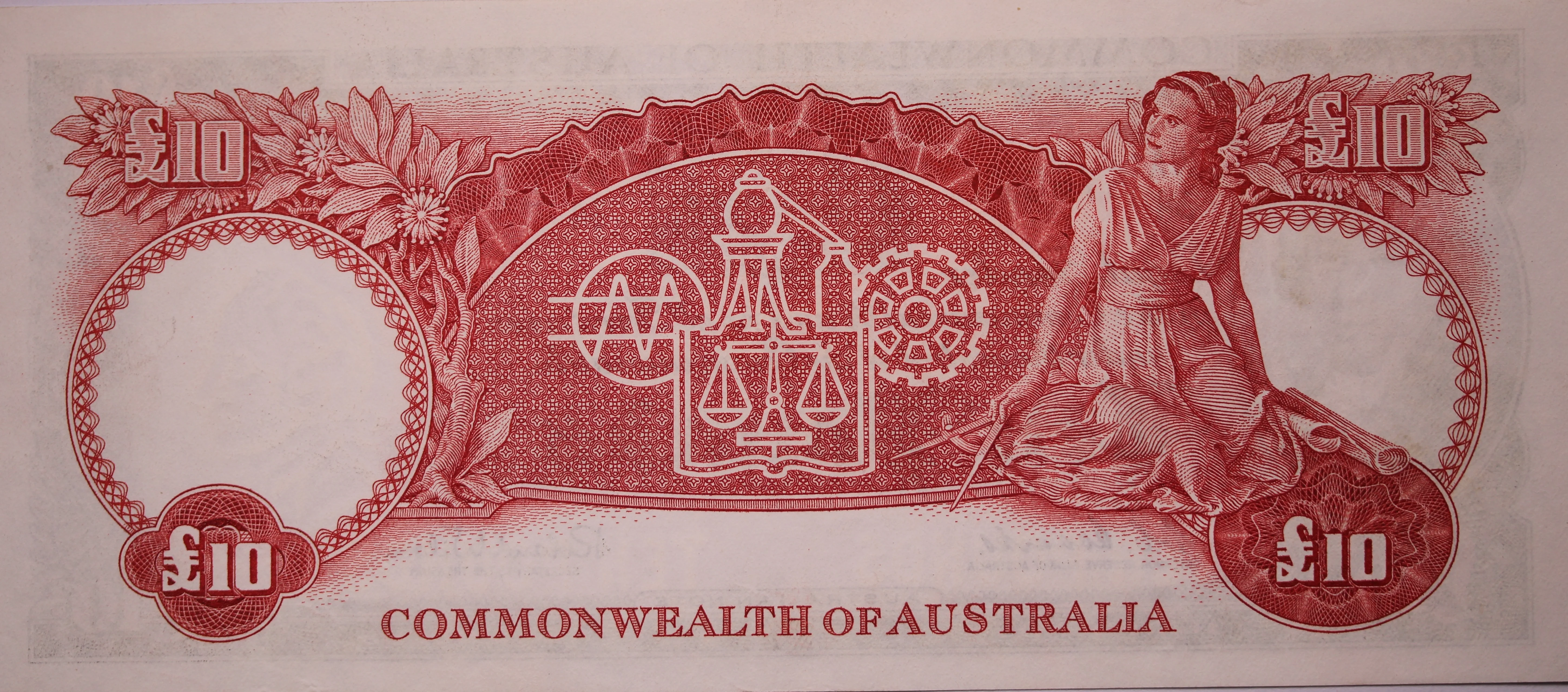 Ten Pounds 1960 Coombs/Wilson gEFa/aUNC - Image 2