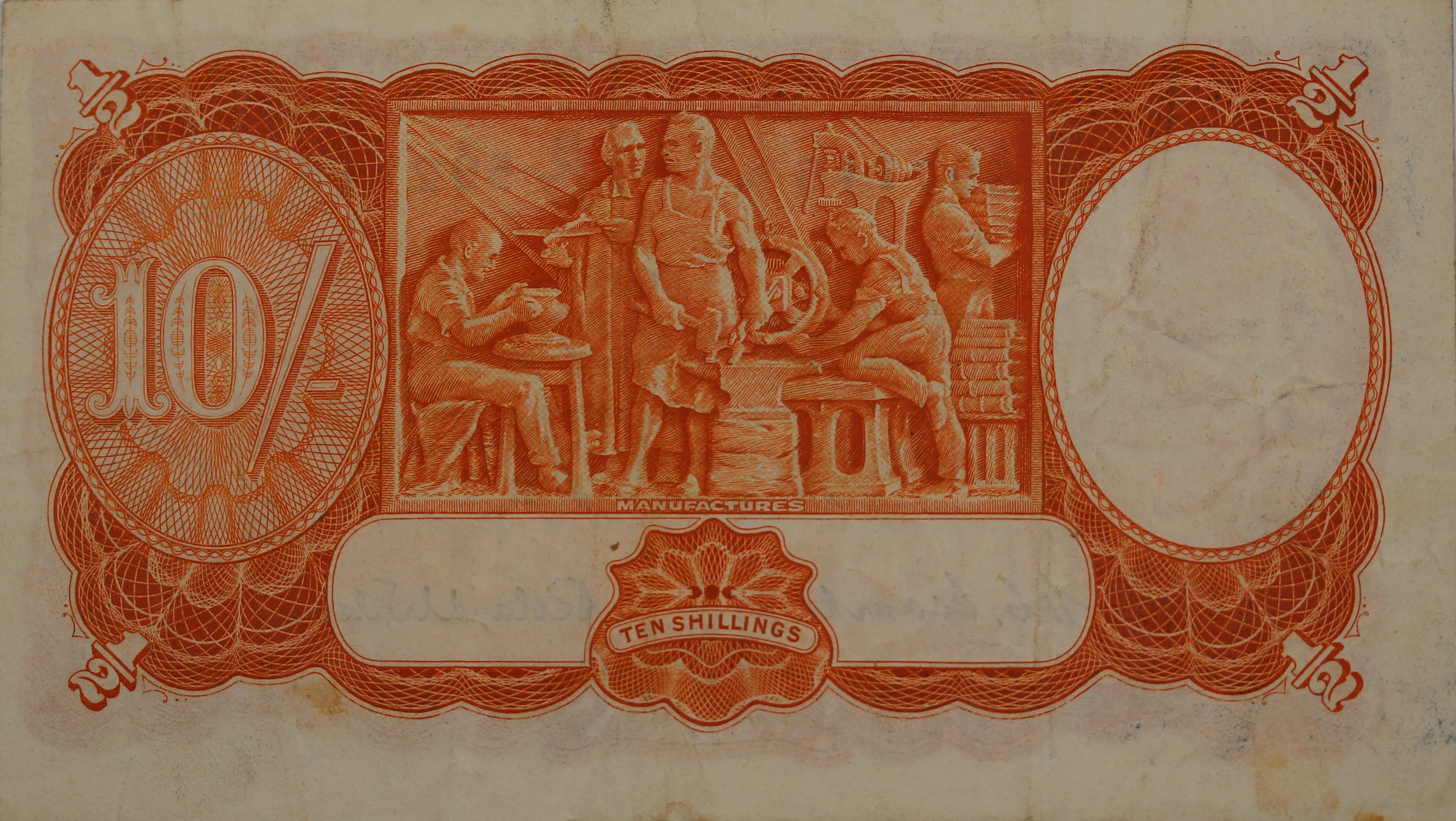 Ten Shillings 1952 Coombs/Wilson aVF - Image 2