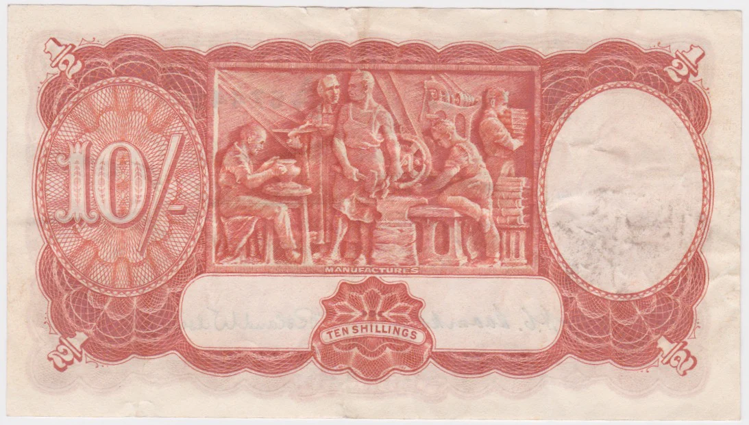 Ten Shillings 1952 Coombs/Wilson Fine - Image 2