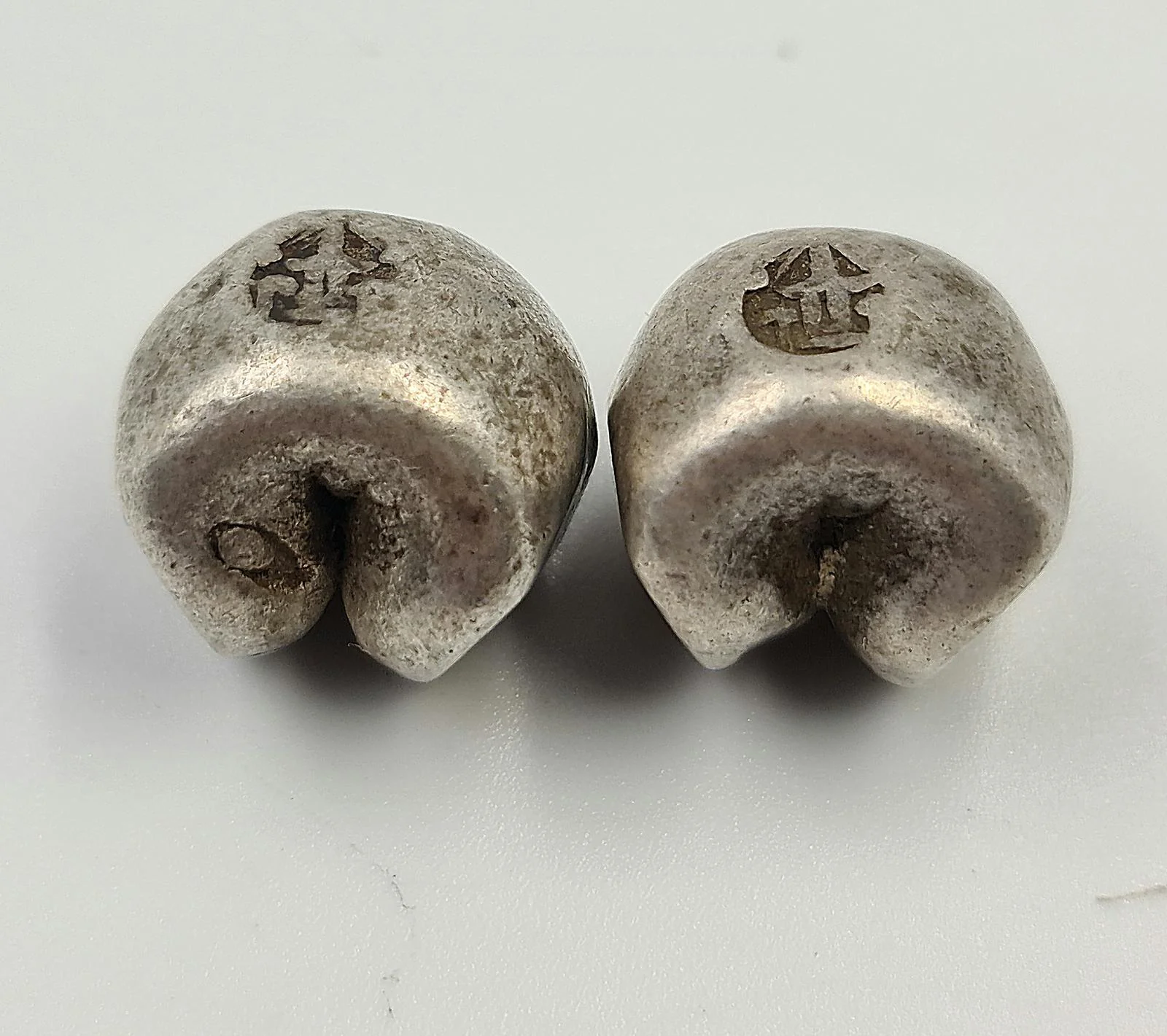 Thailand (1824-1851) Silver Bullet Money Pair - Rama IV - Image 3