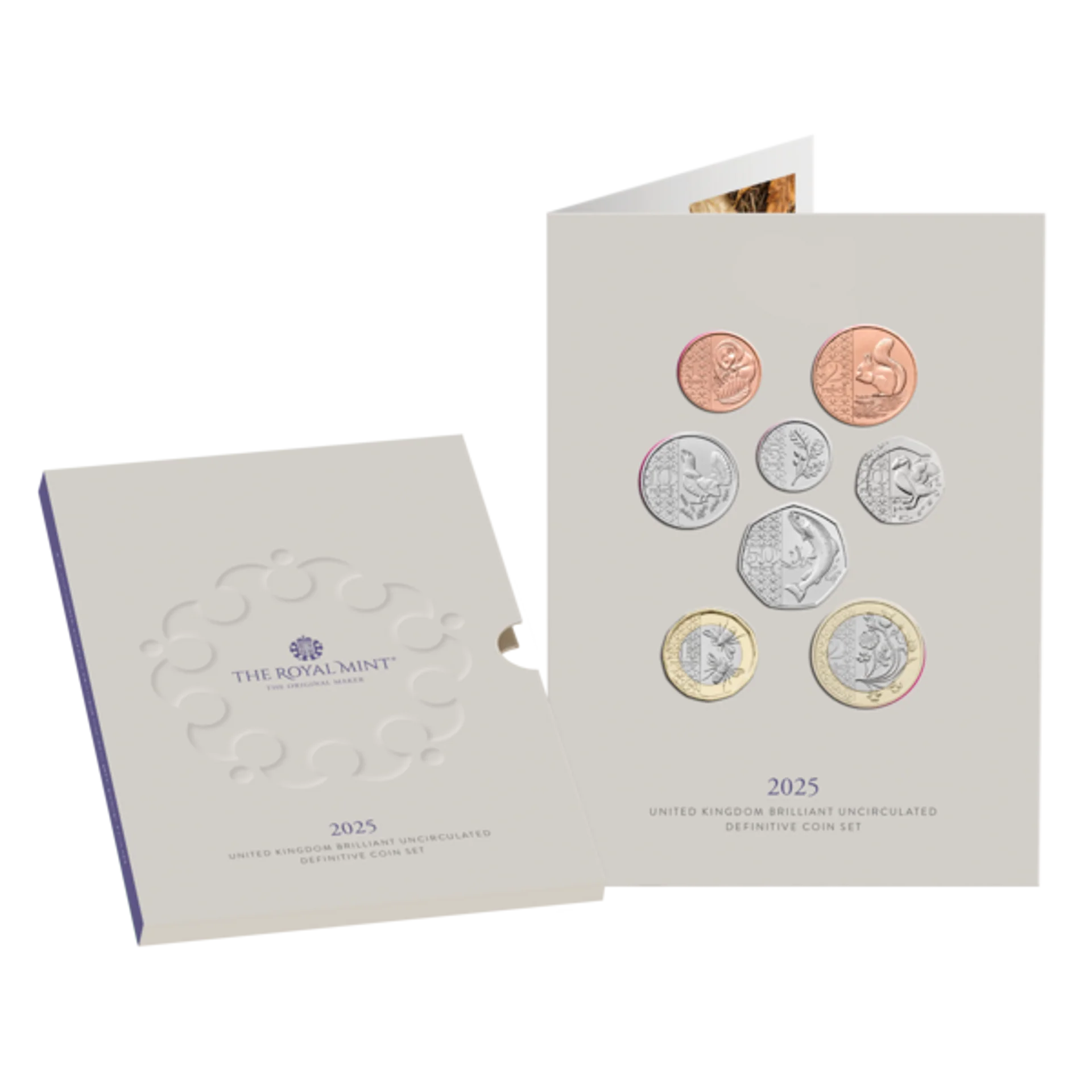 The 2025 United Kingdom Brilliant Uncirculated Definitive Coin Set