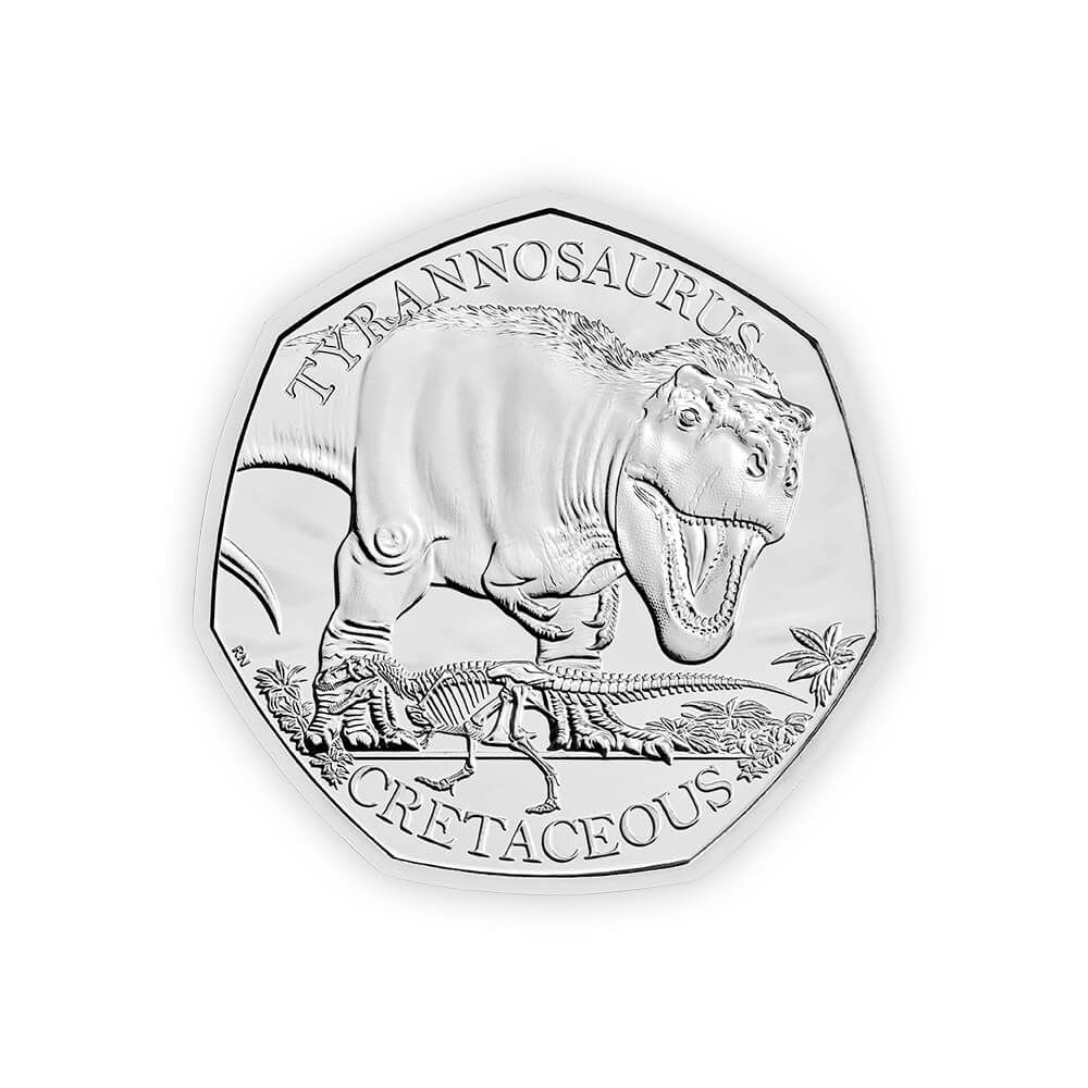 The Age of the Dinosaurs T-Rex 50p Coin Cover - Image 3