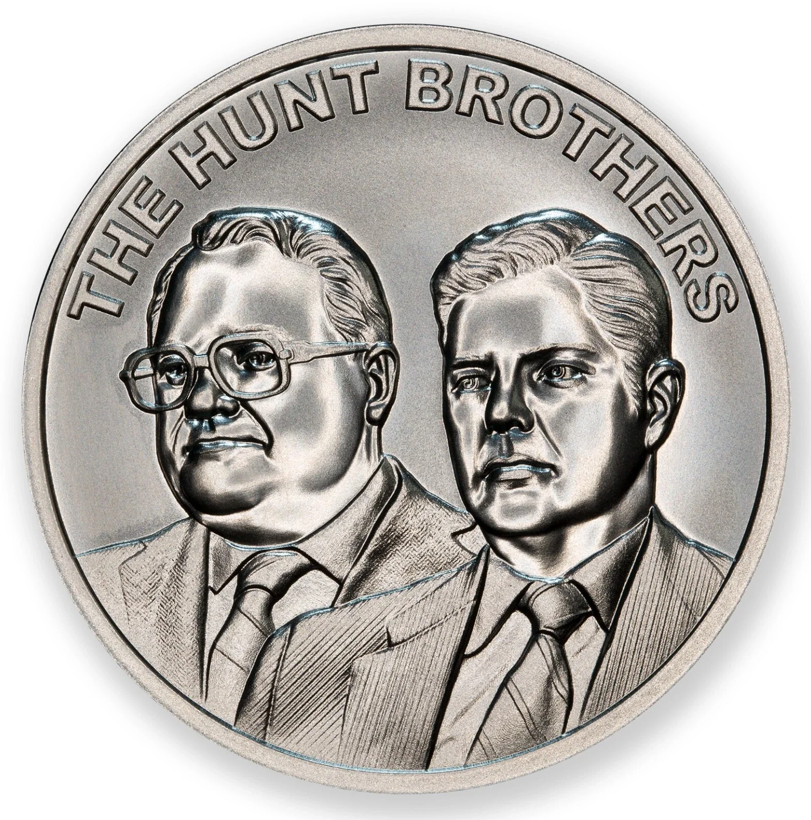 The Hunt Brothers 1oz Silver Art Round