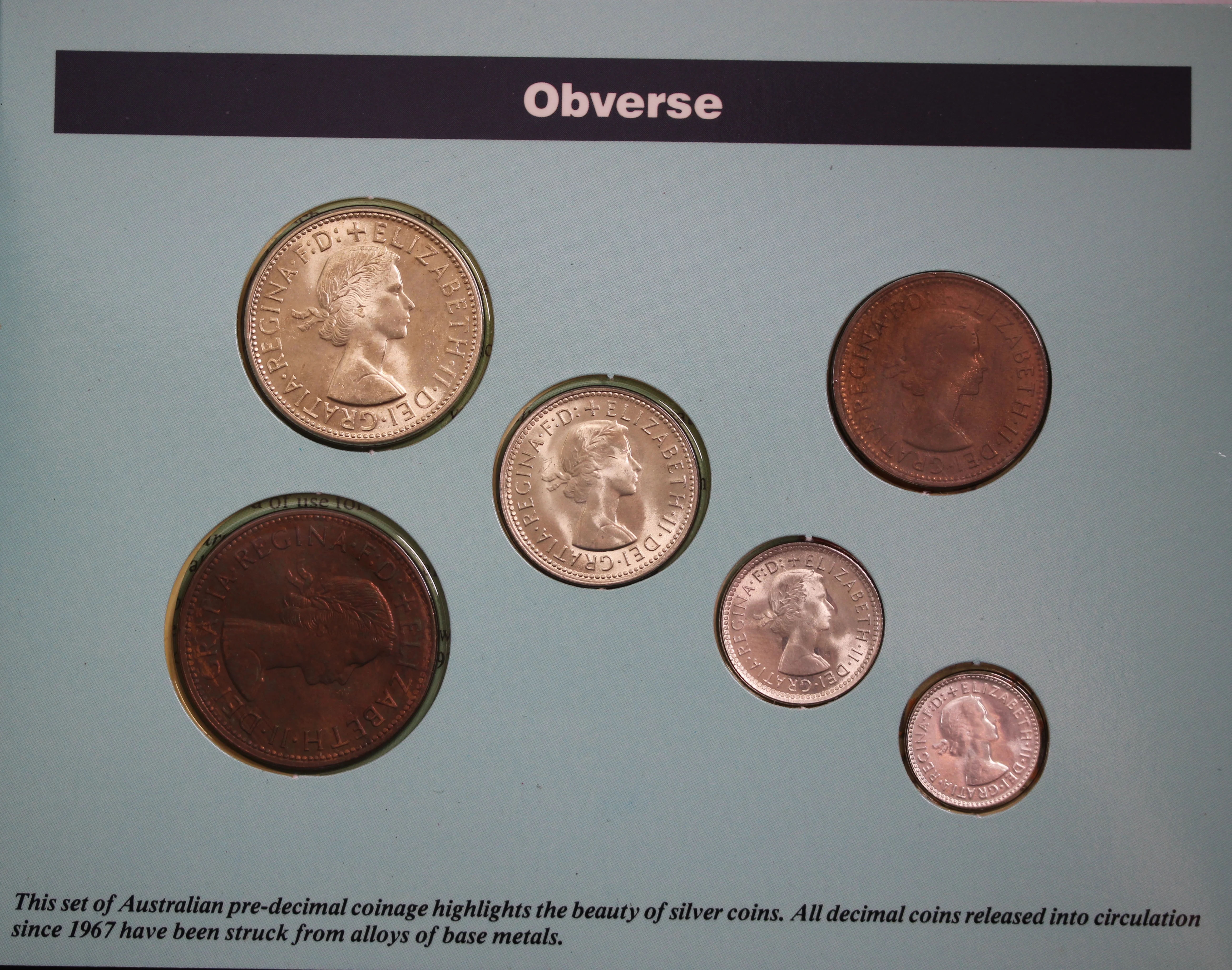 The Last Australian Pre-Decimal Coin Set Uncirculated - Image 2