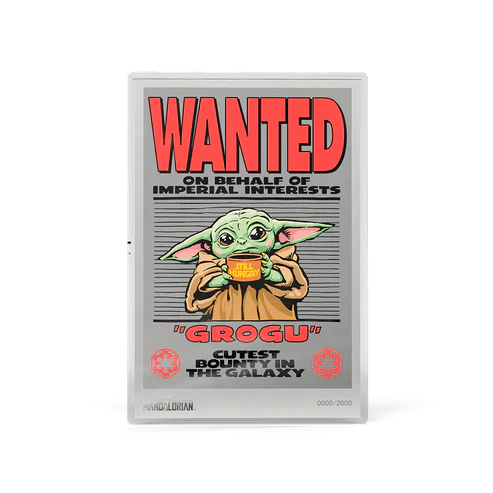 The Mandalorian™ - Wanted: Grogu 5g Silver Collectible Foil
