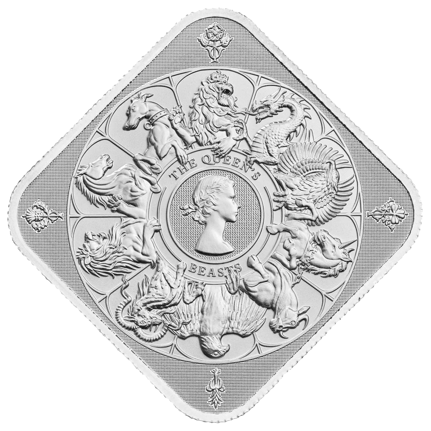 The Queens Beasts Completer 1oz Silver Bar