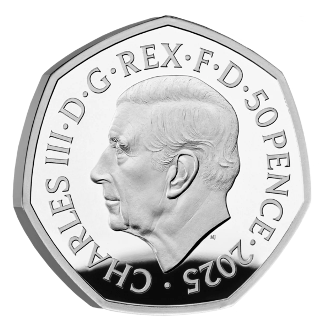 The Red Arrows 2025 UK 50p Silver Proof Colour Coin - Image 2
