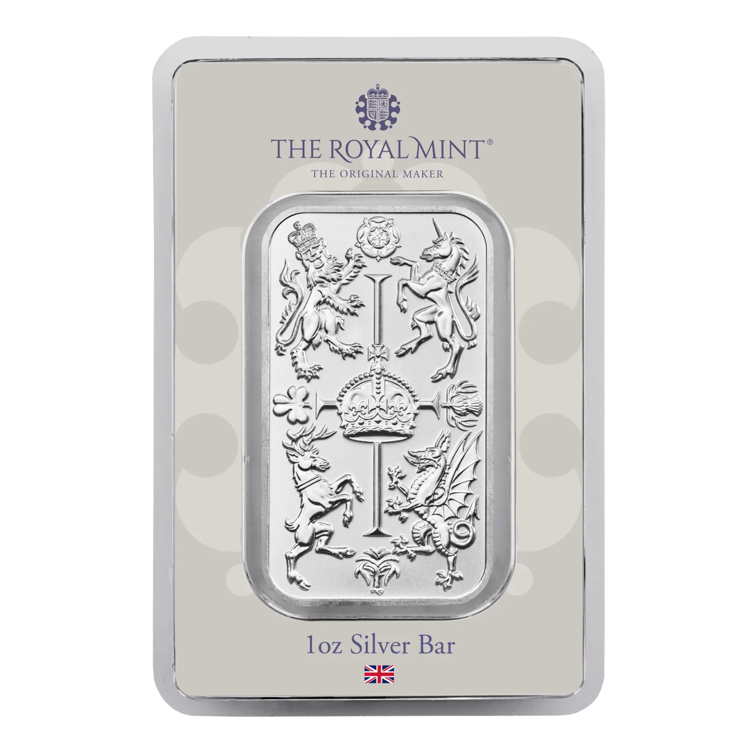 The Royal Celebration 1oz Silver Bullion Minted Bar