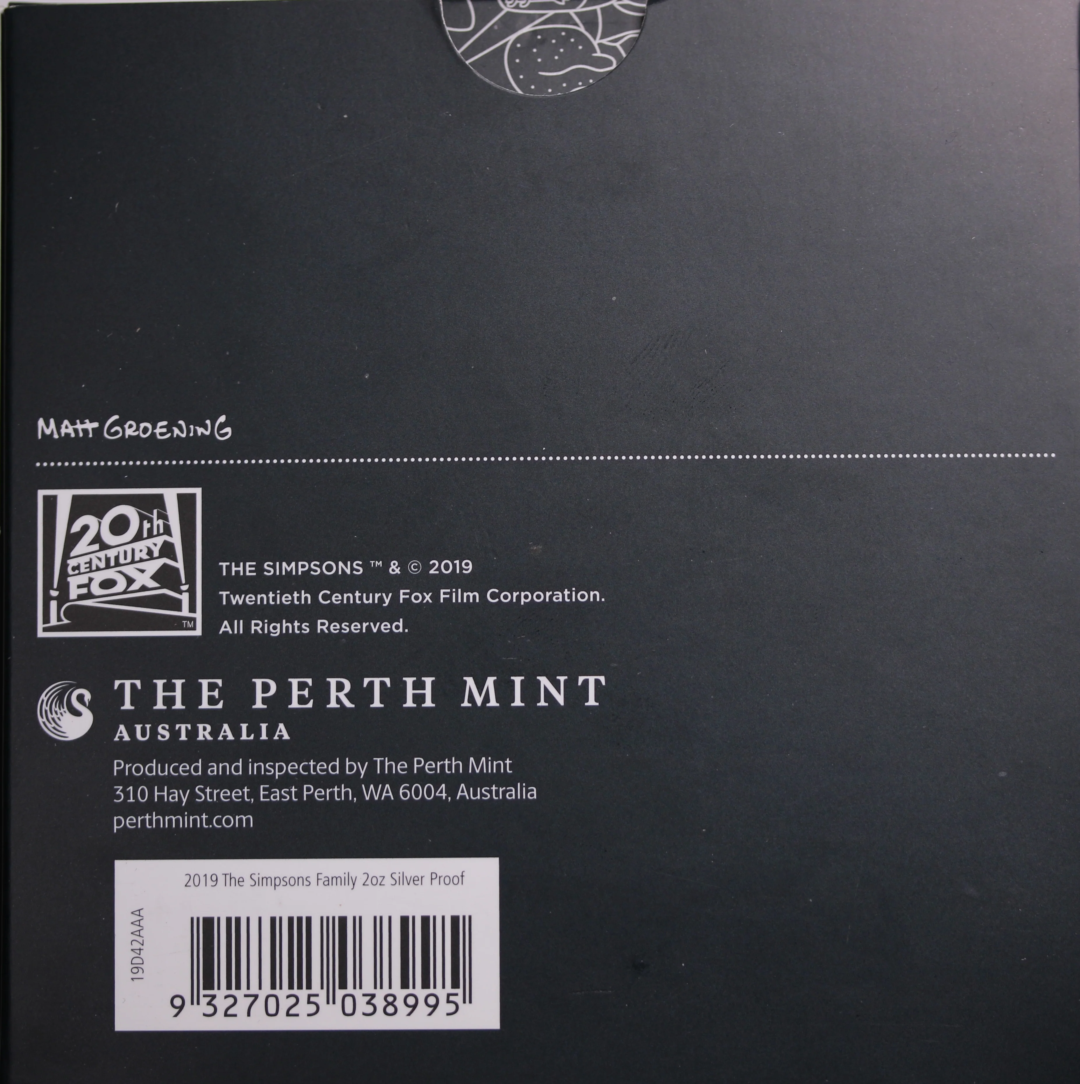 The Simpsons - The Family 2oz Silver Proof - Image 6