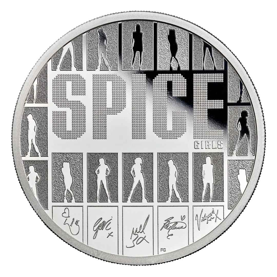 The Spice Girls 2026 UK 2oz Silver Proof Coin
