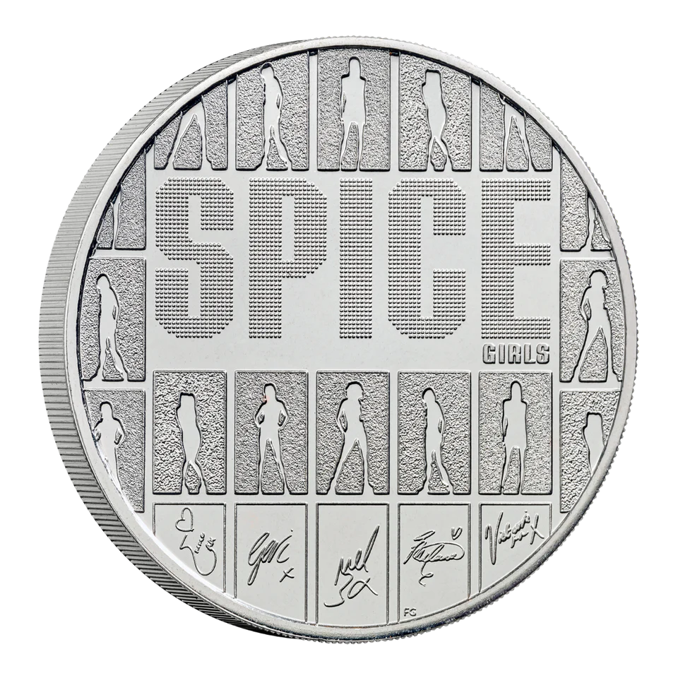 The Spice Girls 2026 UK £5 Brilliant Uncirculated Coin