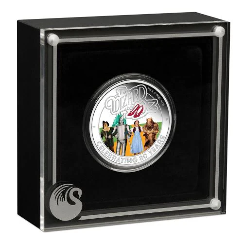 The Wizard of Oz 80th Anniversary 2019 1oz Silver Proof Coin - Image 3