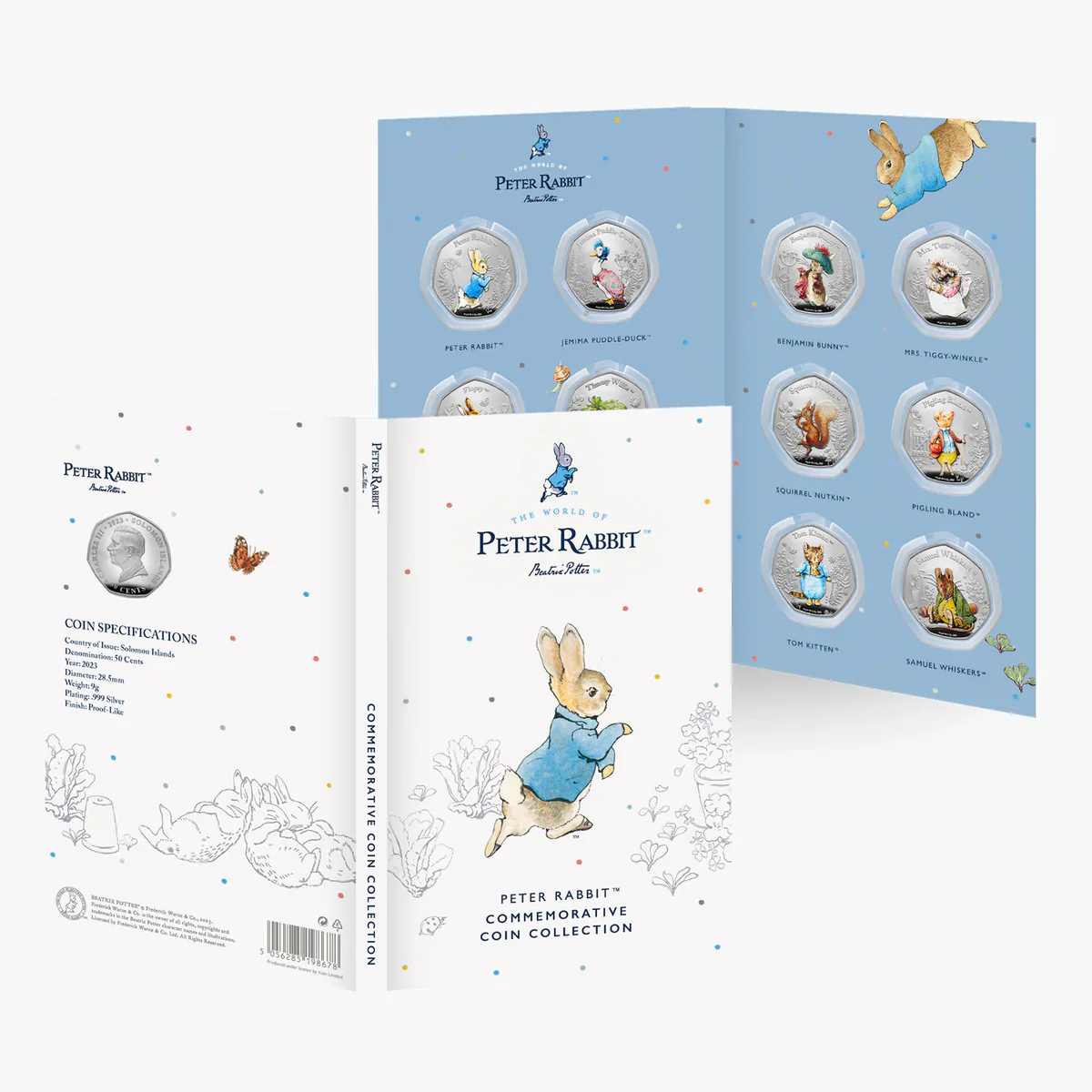 The World of Peter Rabbit 2023 Complete Coin Collection - Image 2