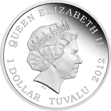 2012 $1 Wildlife In Need Siberian Tiger 1oz Silver Coloured Proof Coin - Image 4