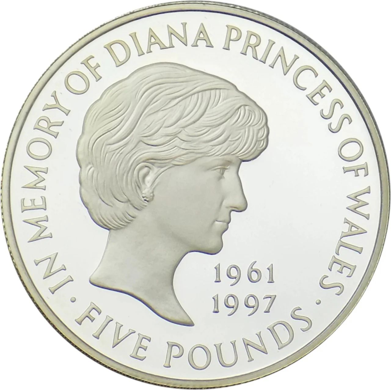 UK 1999 £5 Diana Princess of Wales Memorial Uncirculated Coin - Image 2