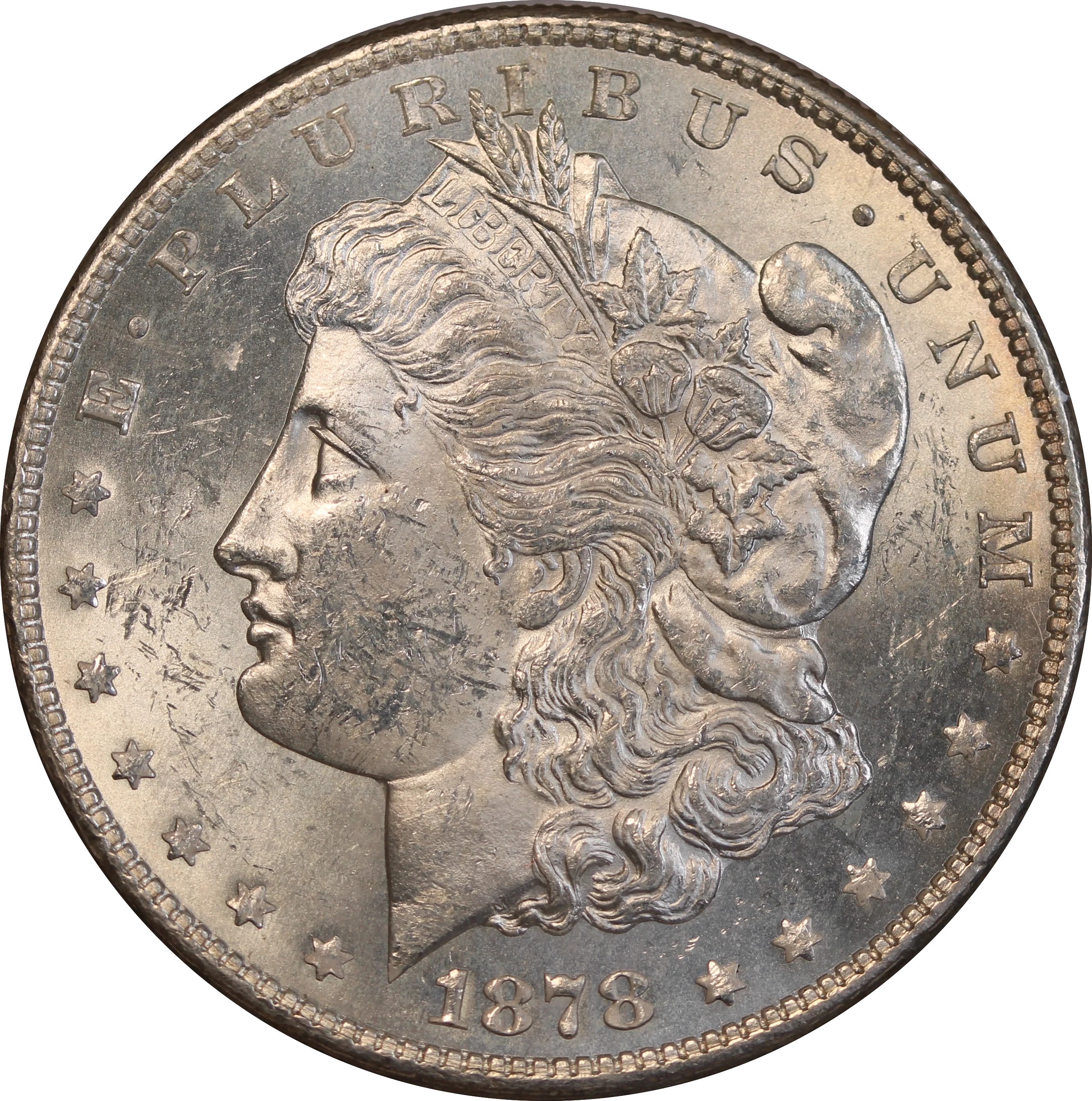 USA 1878S Morgan Silver Dollar UNC