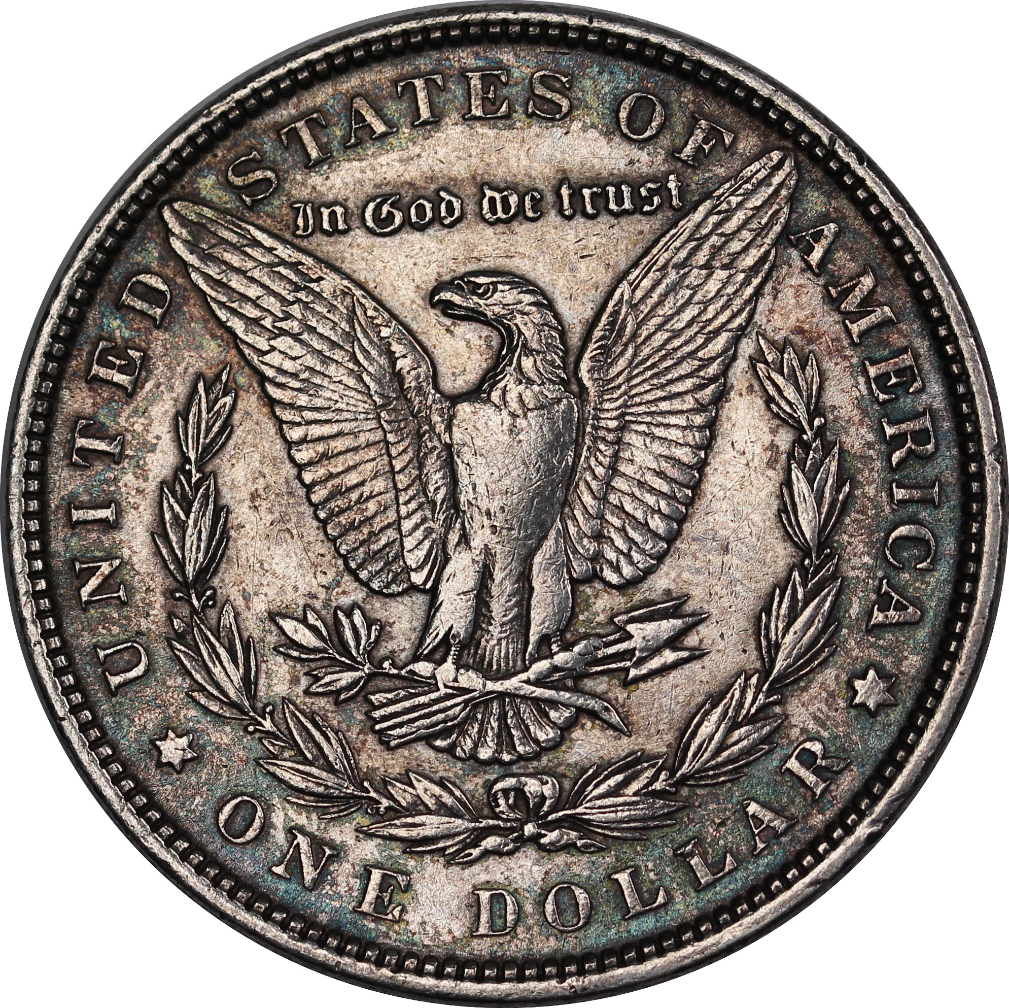 USA 1889 Silver Dollar Cleaned - Image 2