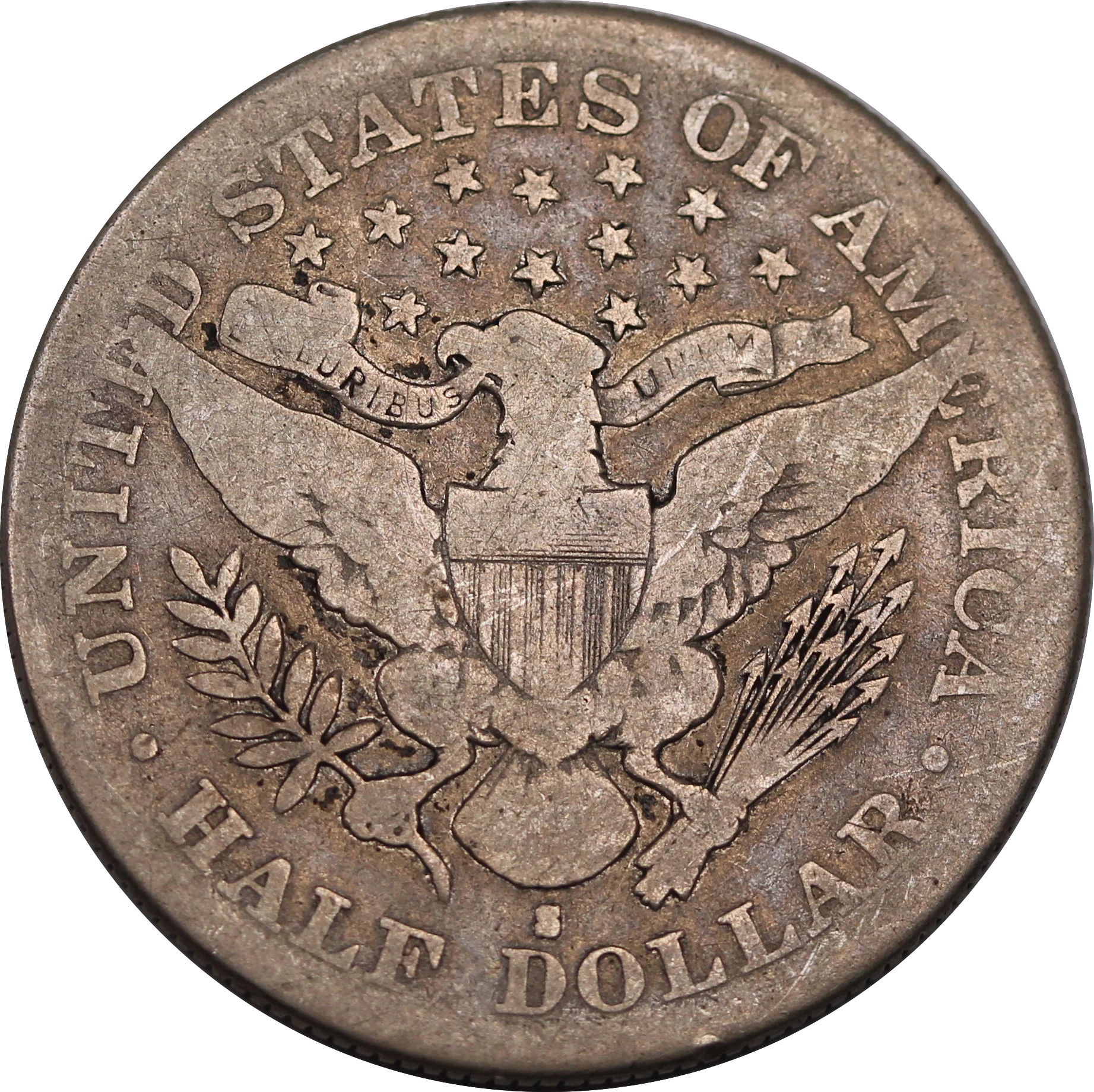 USA 1892S Barber Half Dollar aVG (Key Date)