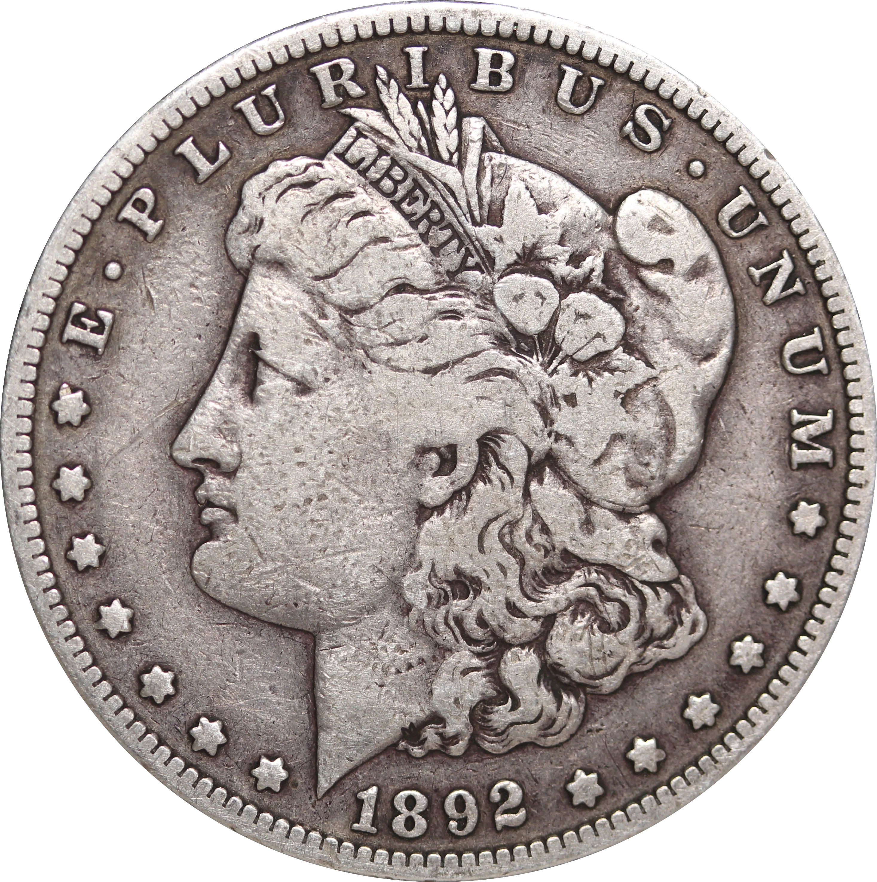 USA 1892S Morgan Dollar Fine