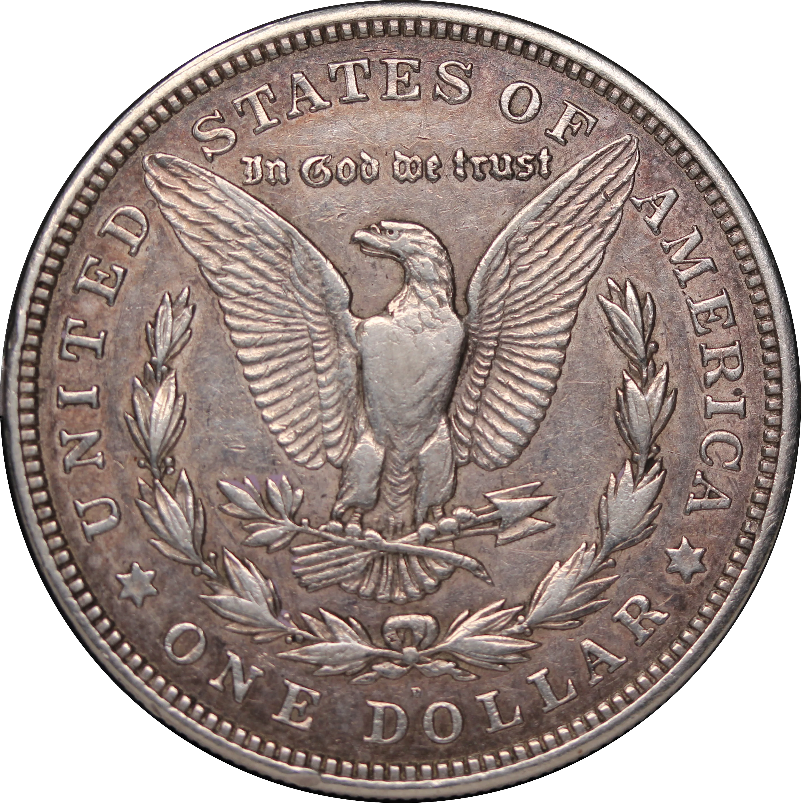 USA 1921D Silver Dollar Coin Fine - Image 2