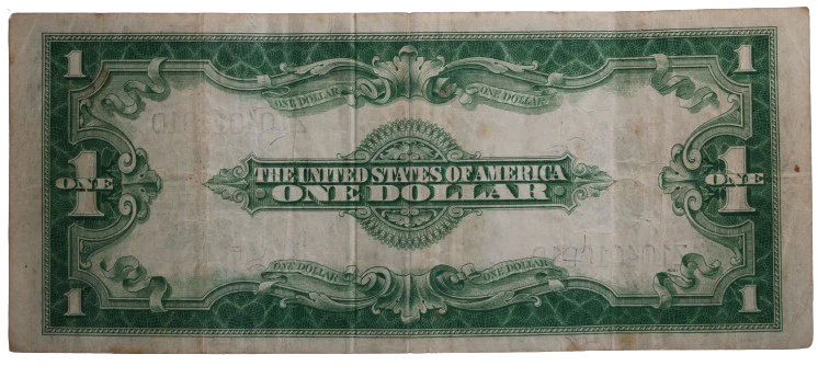 USA 1923 One Dollar Blue Seal Silver Certificate Circulated - Image 2