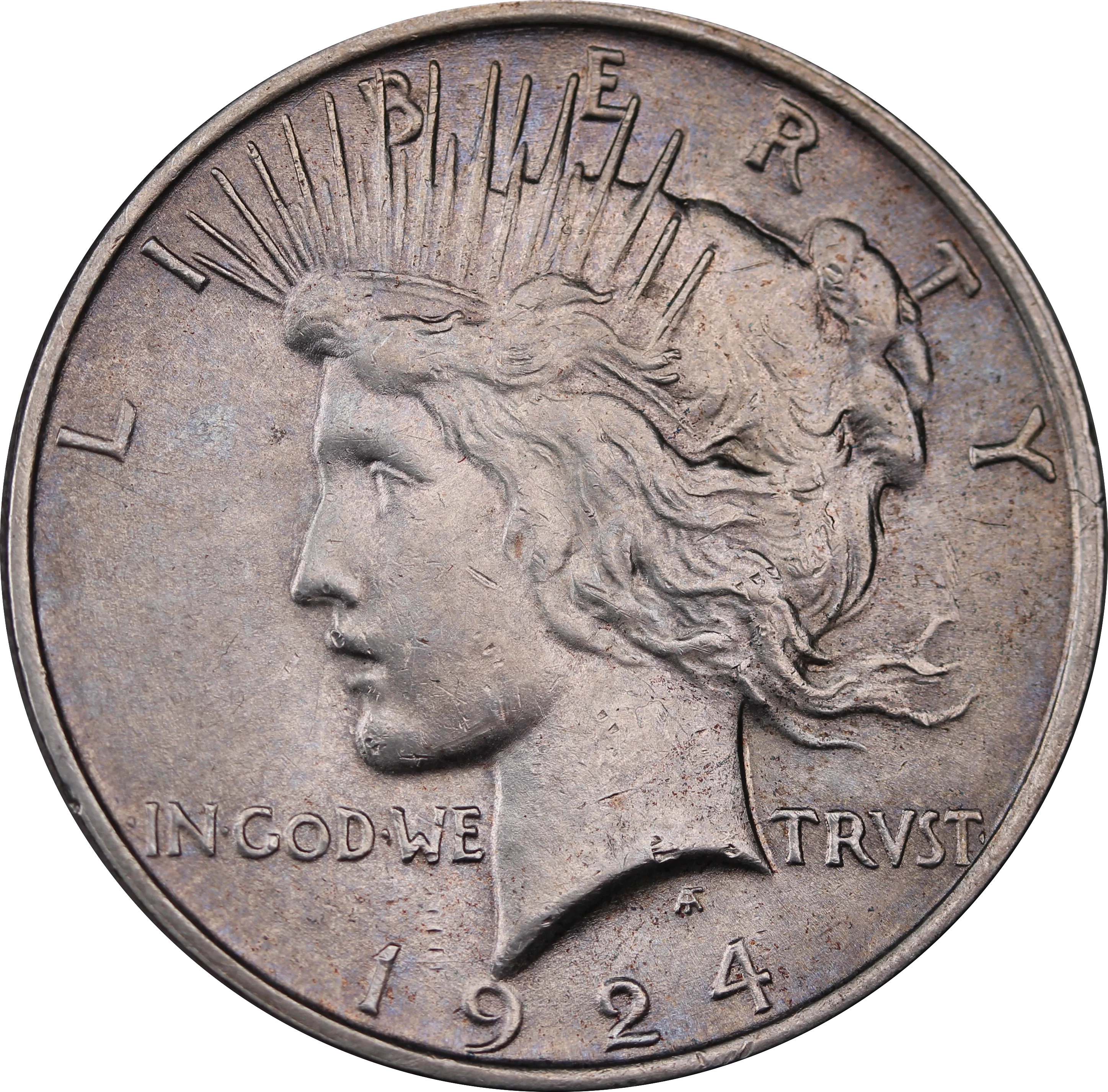 USA 1924 Silver Peace Dollar UNC
