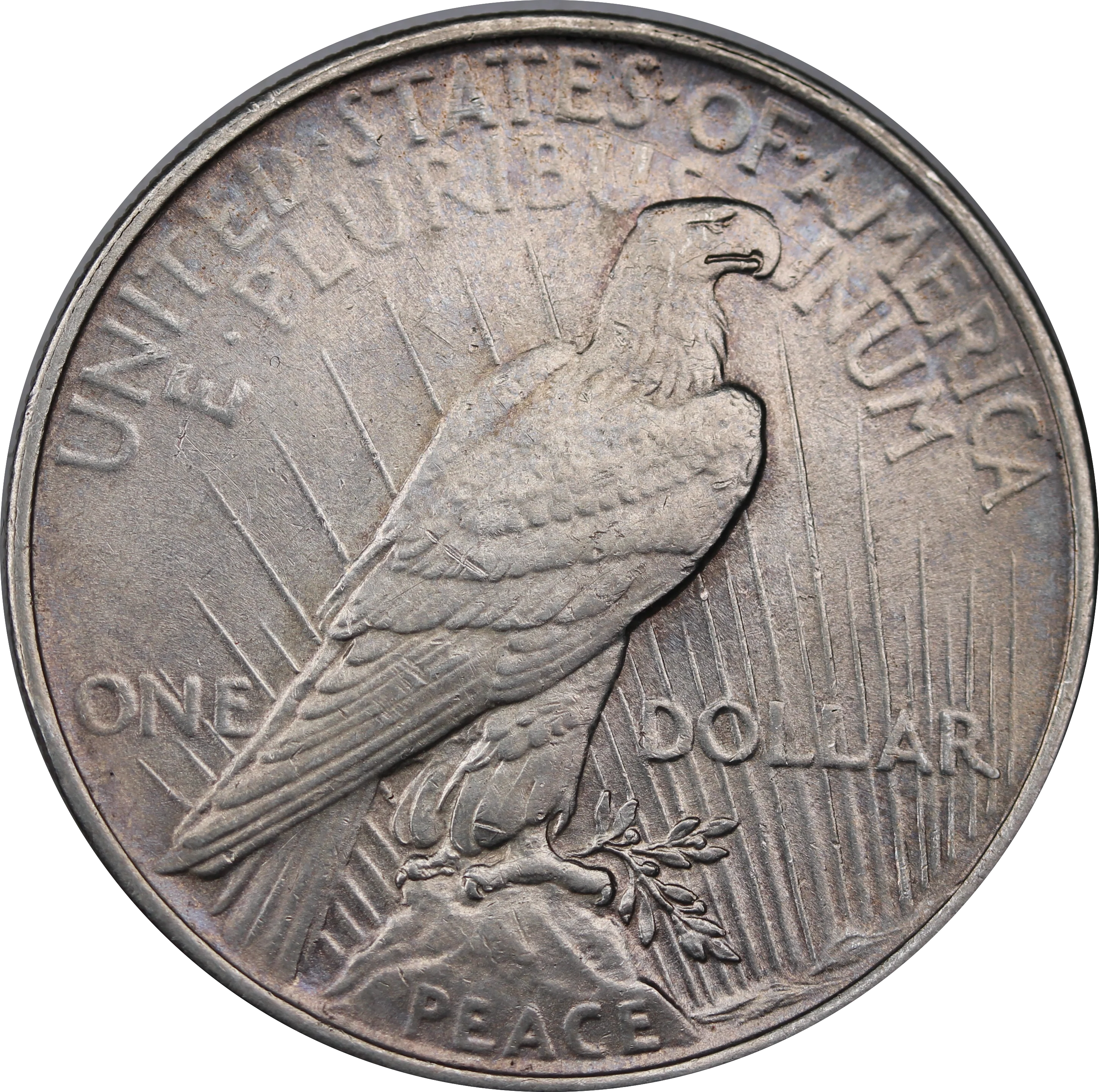 USA 1924 Silver Peace Dollar UNC - Image 2