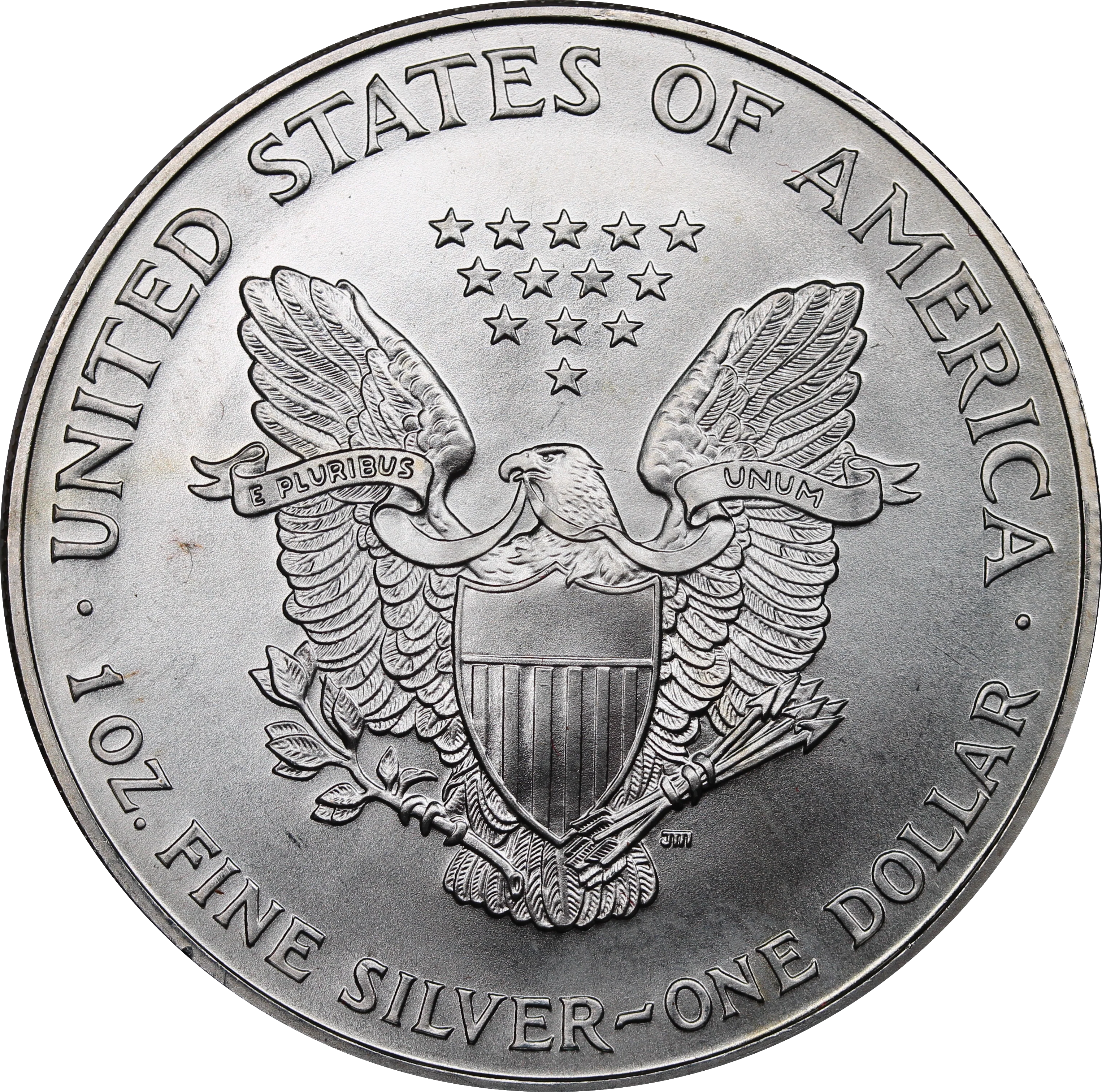 USA 1995 1oz Silver Eagle Dollar Coin - Image 2